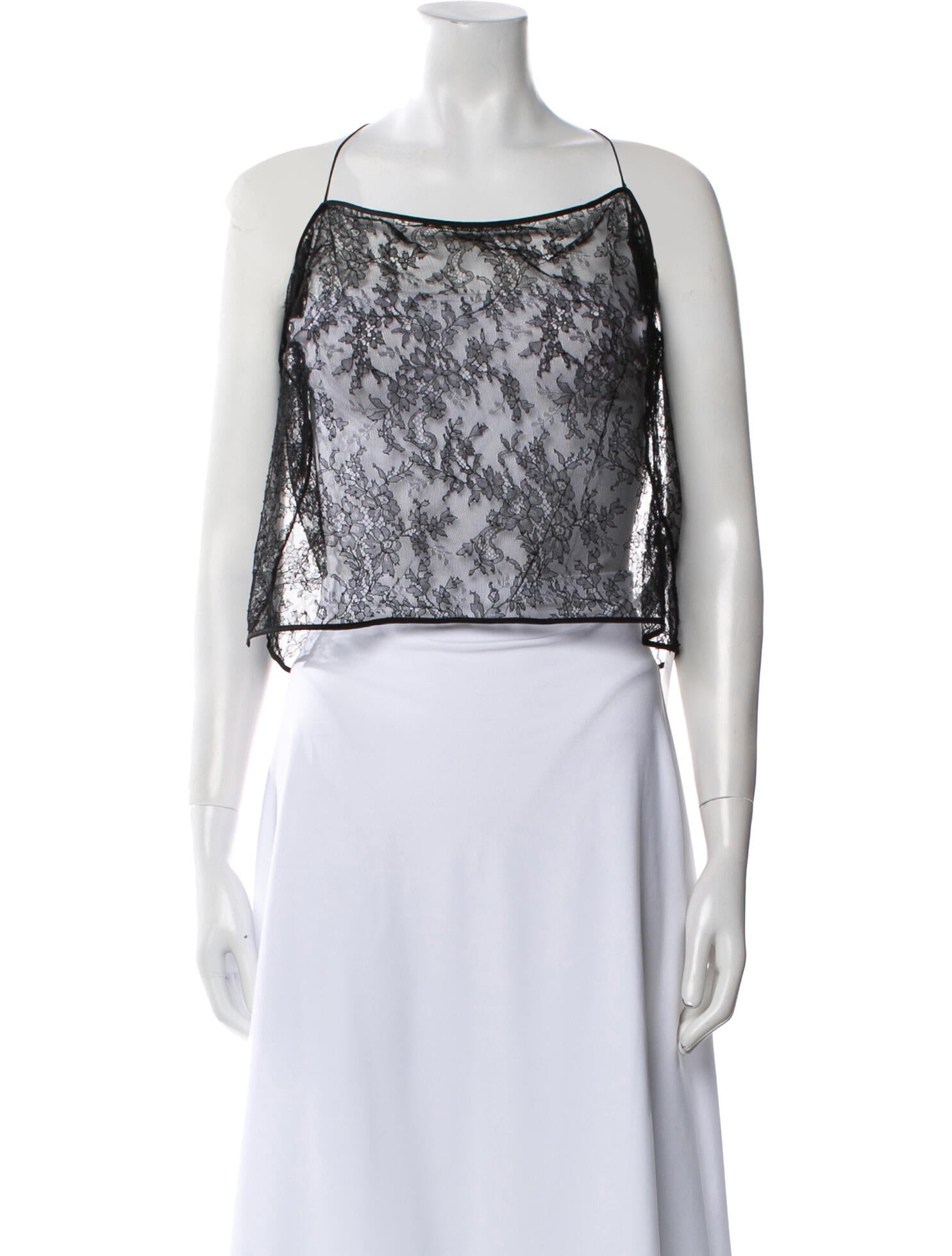 Khaite Lace Printed Crop Top w/ Tags