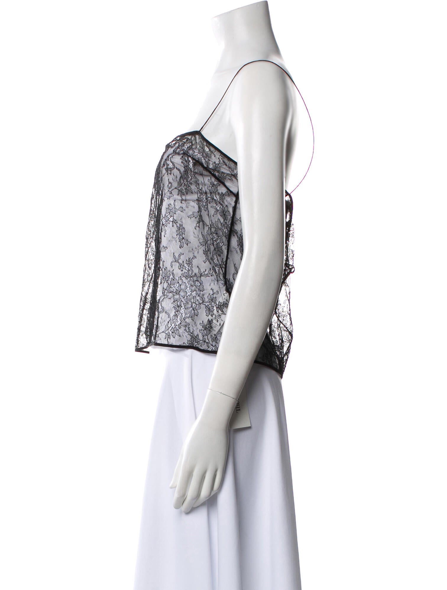 Khaite Lace Printed Crop Top w/ Tags