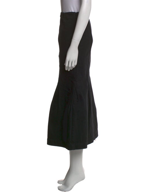 Khaite Pleated Accents Midi Length Skirt