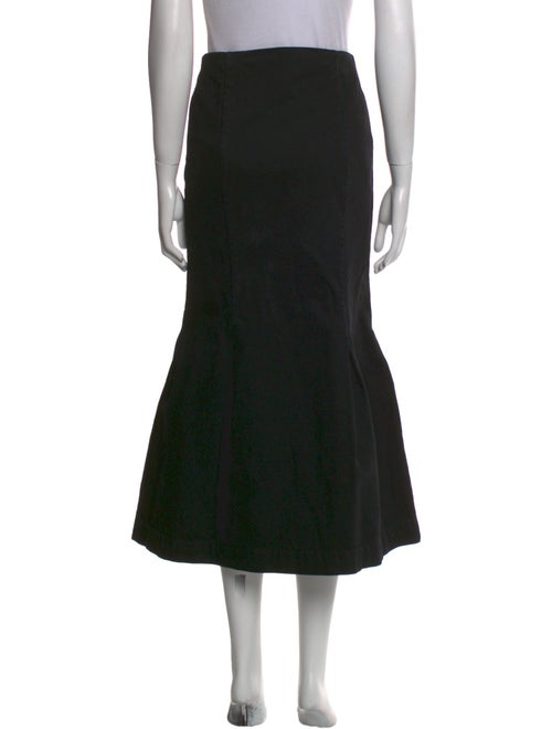 Khaite Pleated Accents Midi Length Skirt