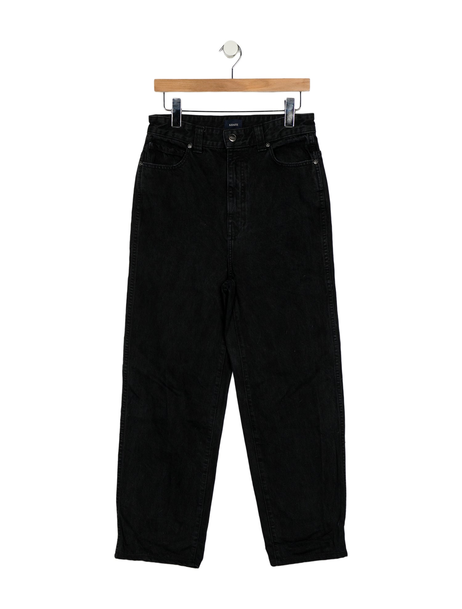 Khaite High-Rise Wide Leg Jeans