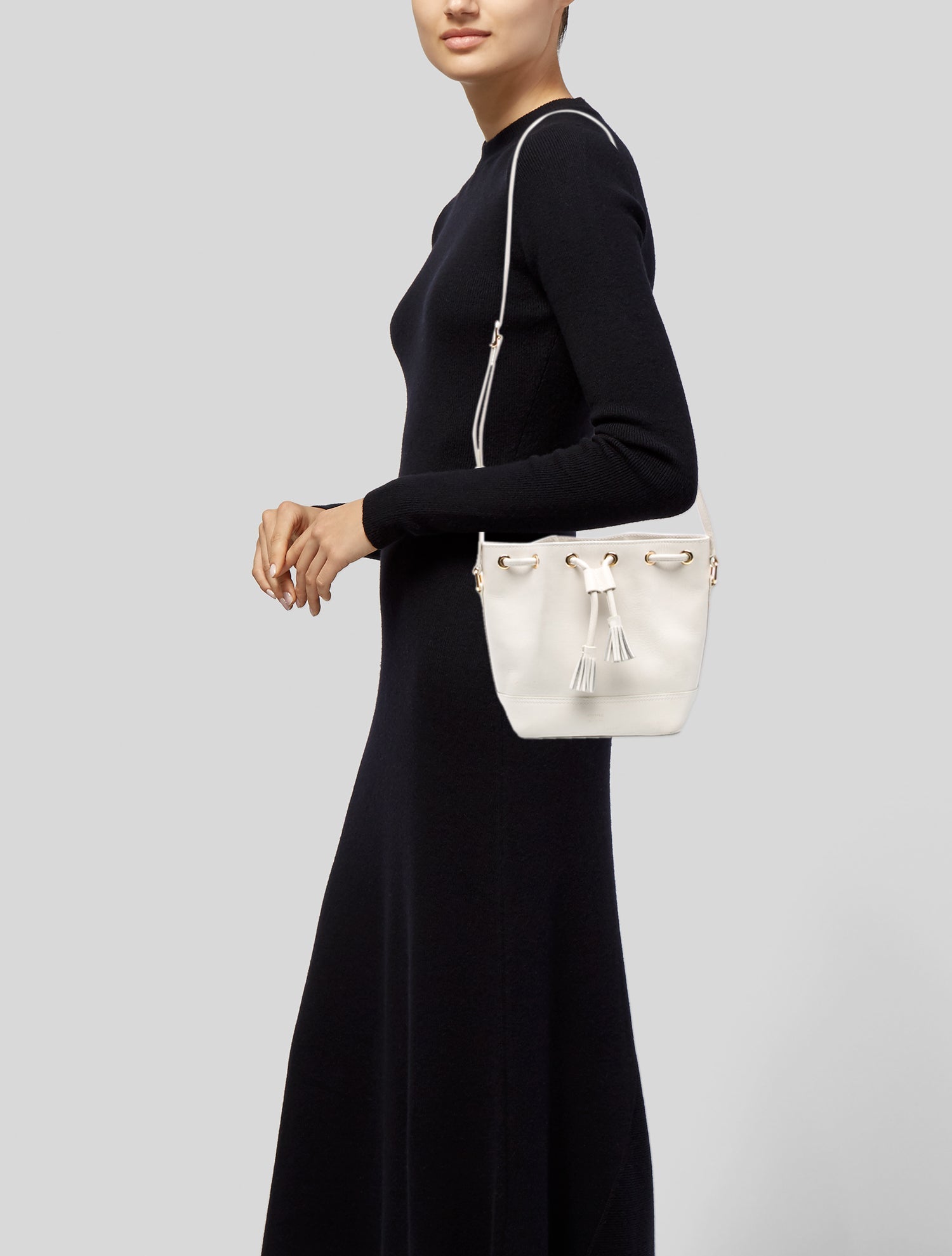 Khaite Leather Bucket Bag