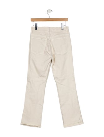 Khaite Mid-Rise Straight Leg Jeans