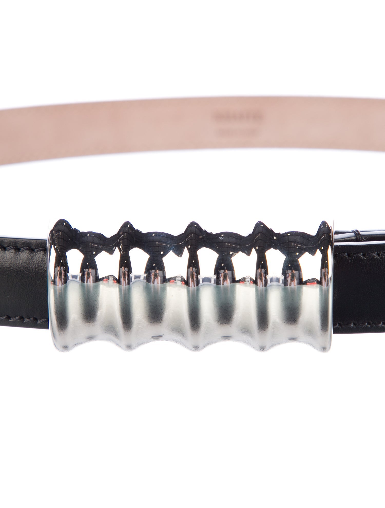 Khaite Skinny Leather Waist Belt
