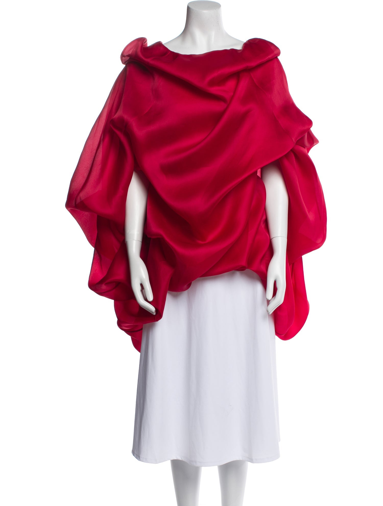 Khaite Silk Cowl Neck Blouse