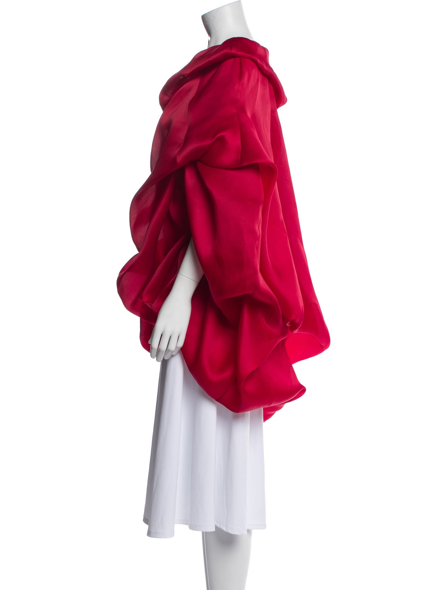 Khaite Silk Cowl Neck Blouse