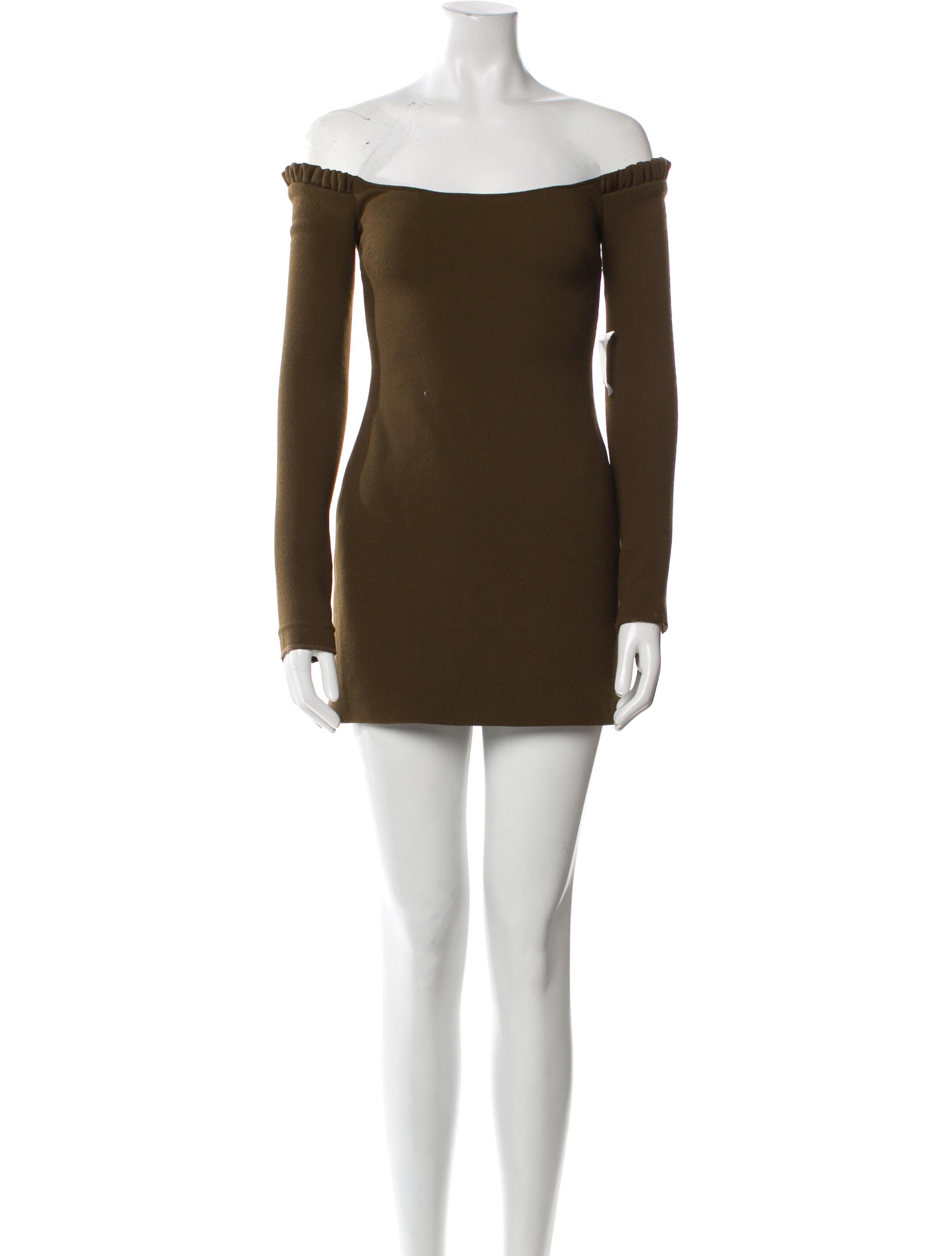 Khaite Virgin Wool Mini Dress