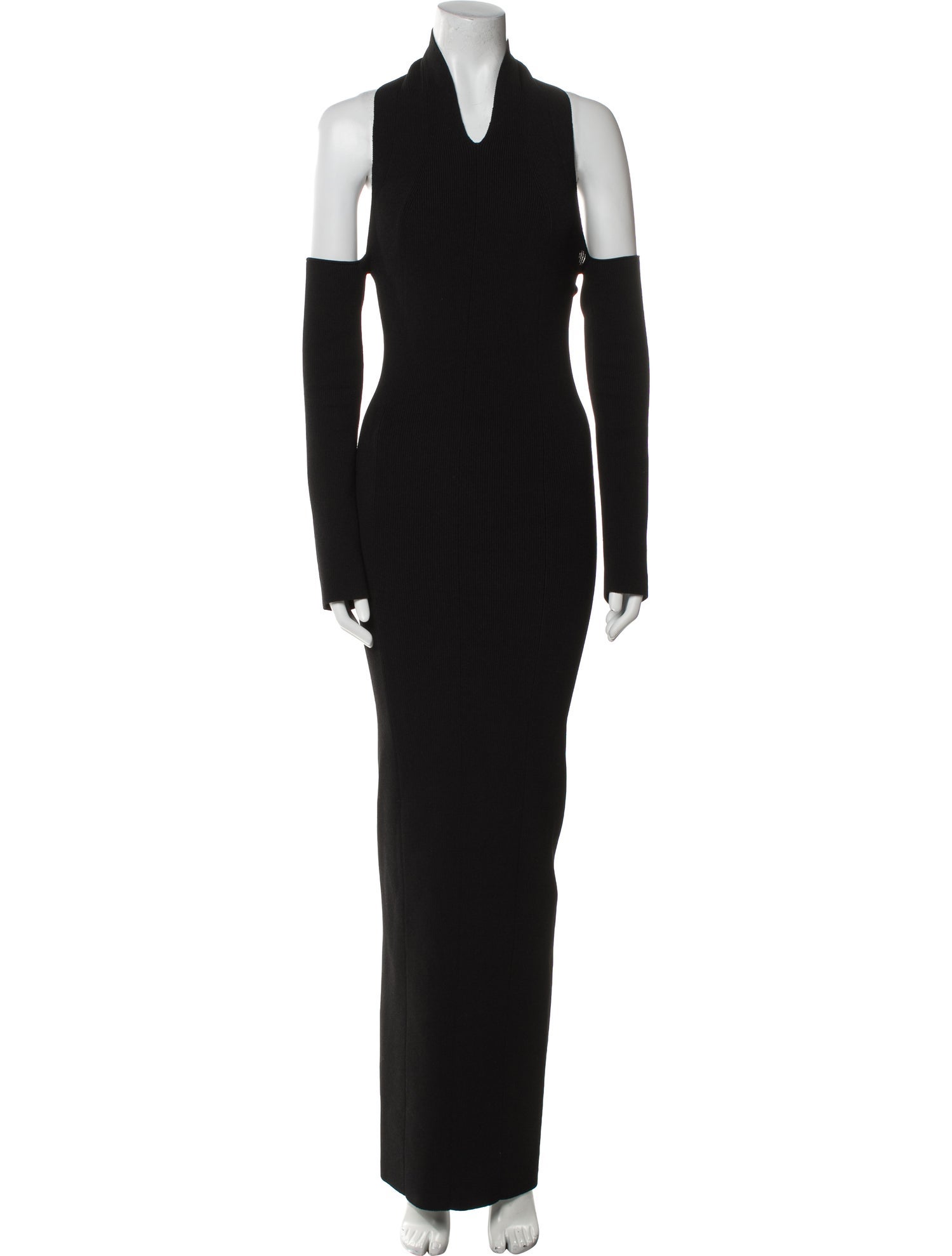 Khaite V-Neck Long Dress