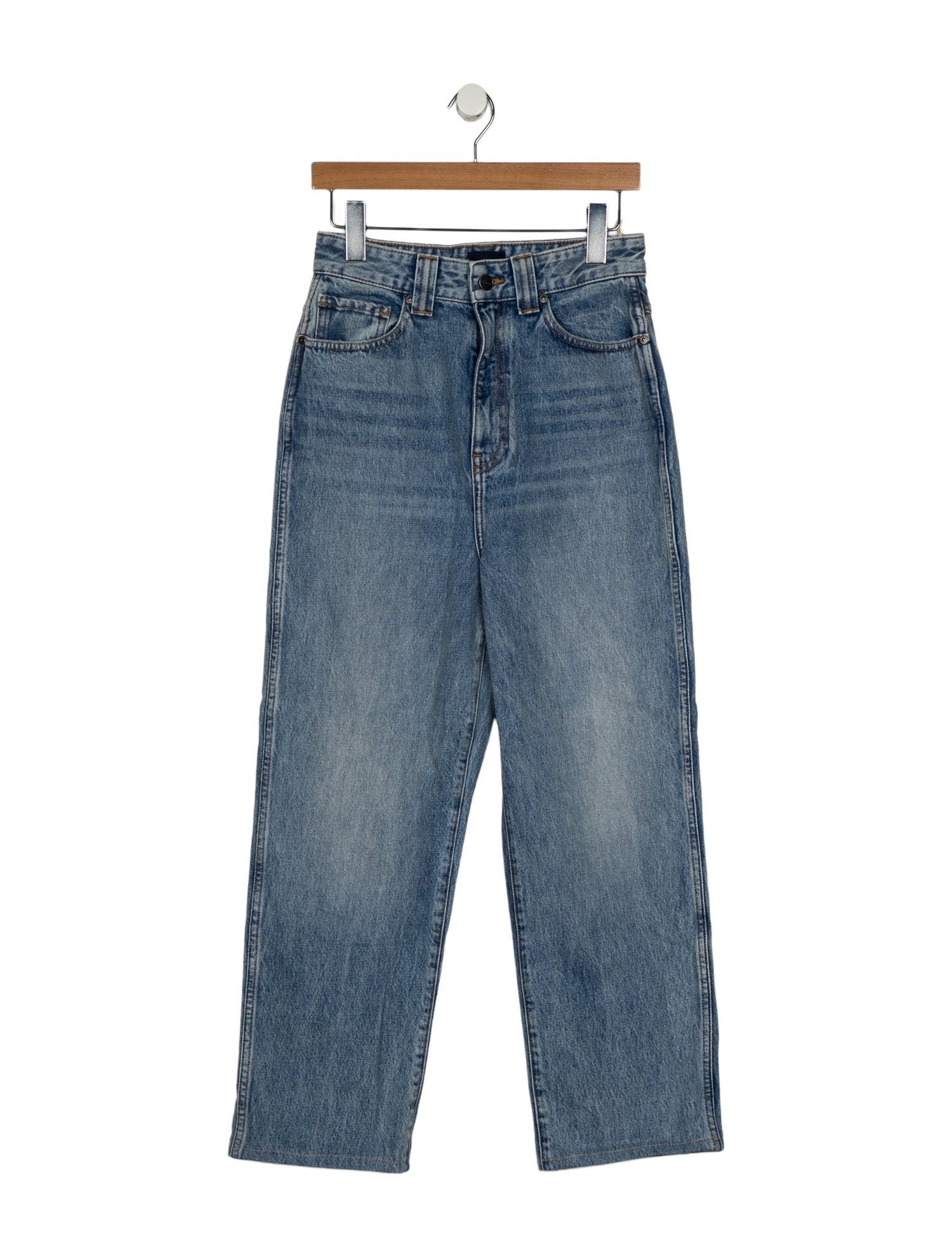 Khaite High-Rise Straight Leg Jeans w/ Tags