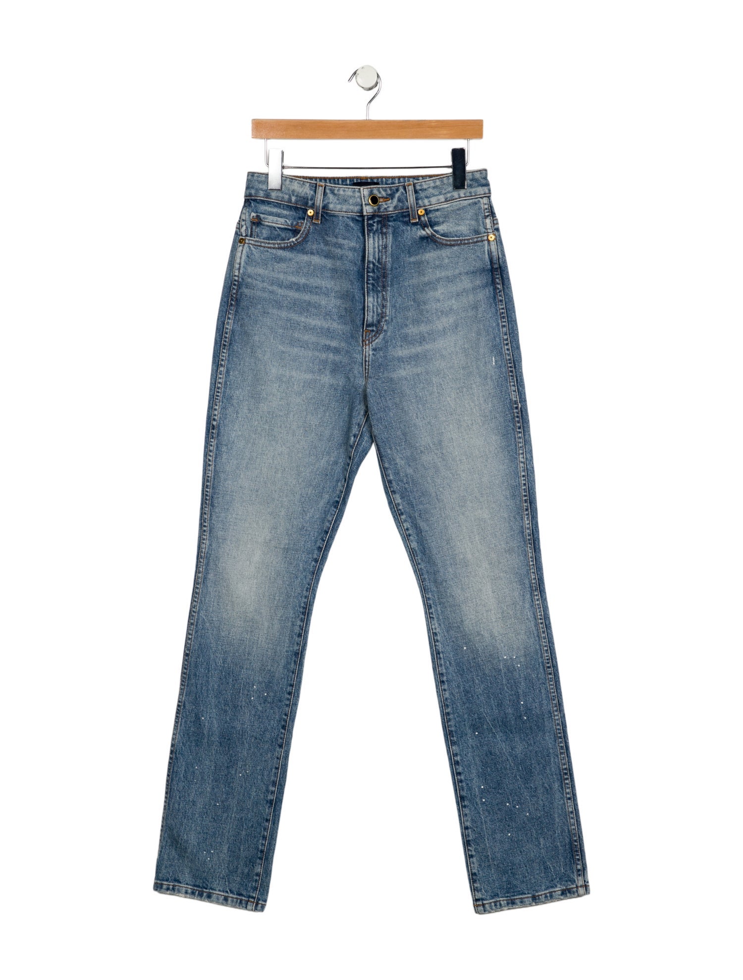 Khaite High-Rise Skinny Leg Jeans
