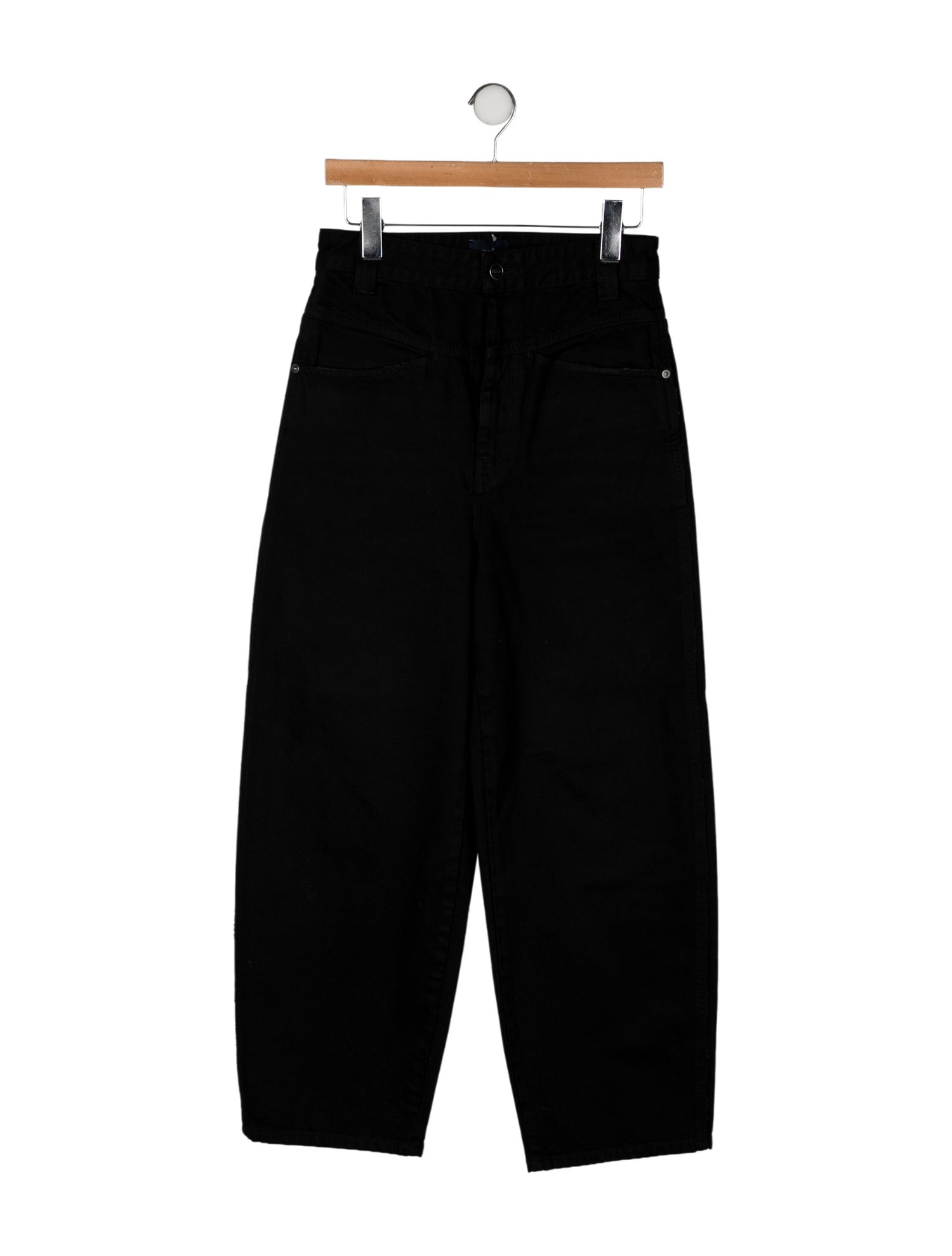 Khaite High-Rise Wide Leg Jeans