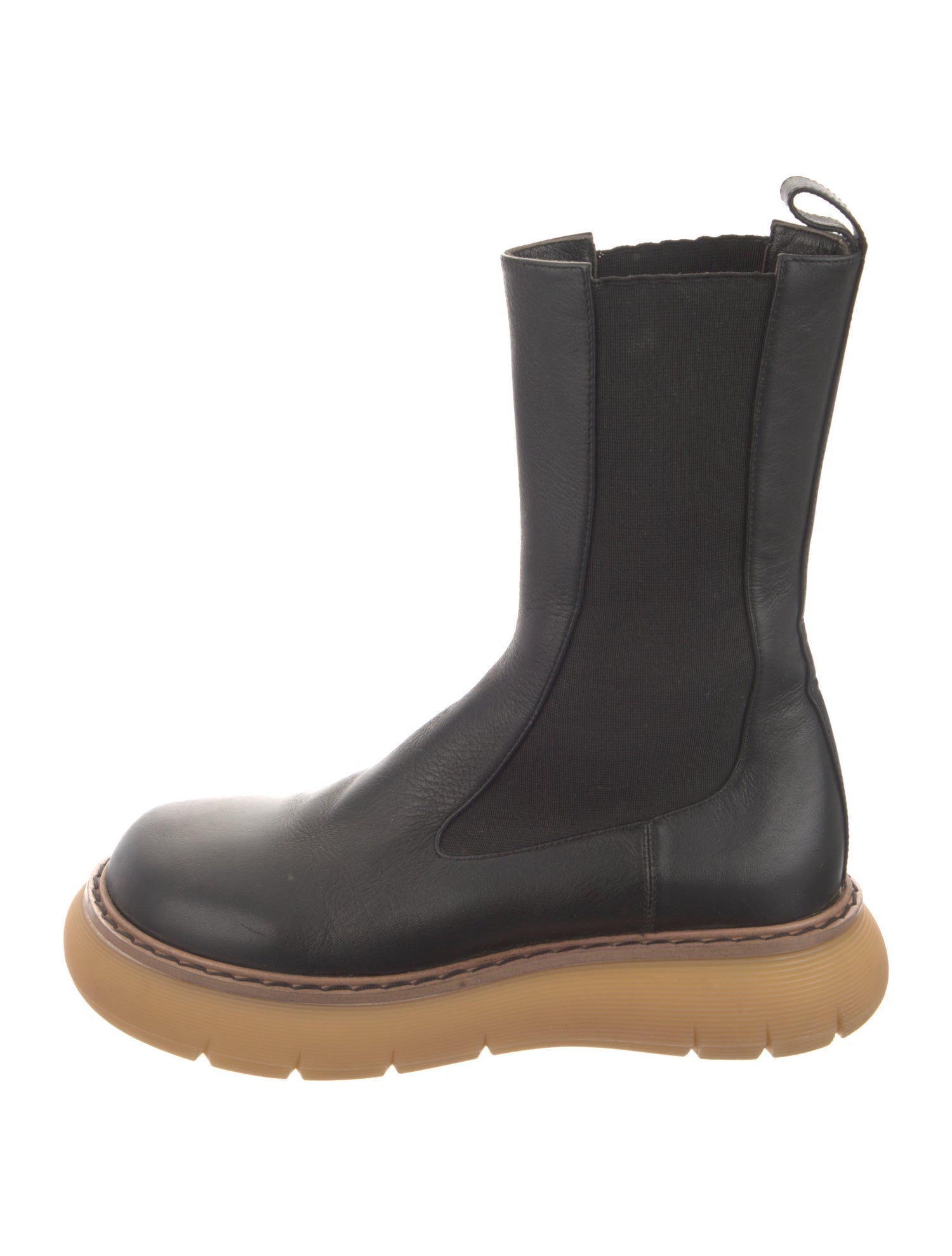 Khaite Leather Chelsea Boots