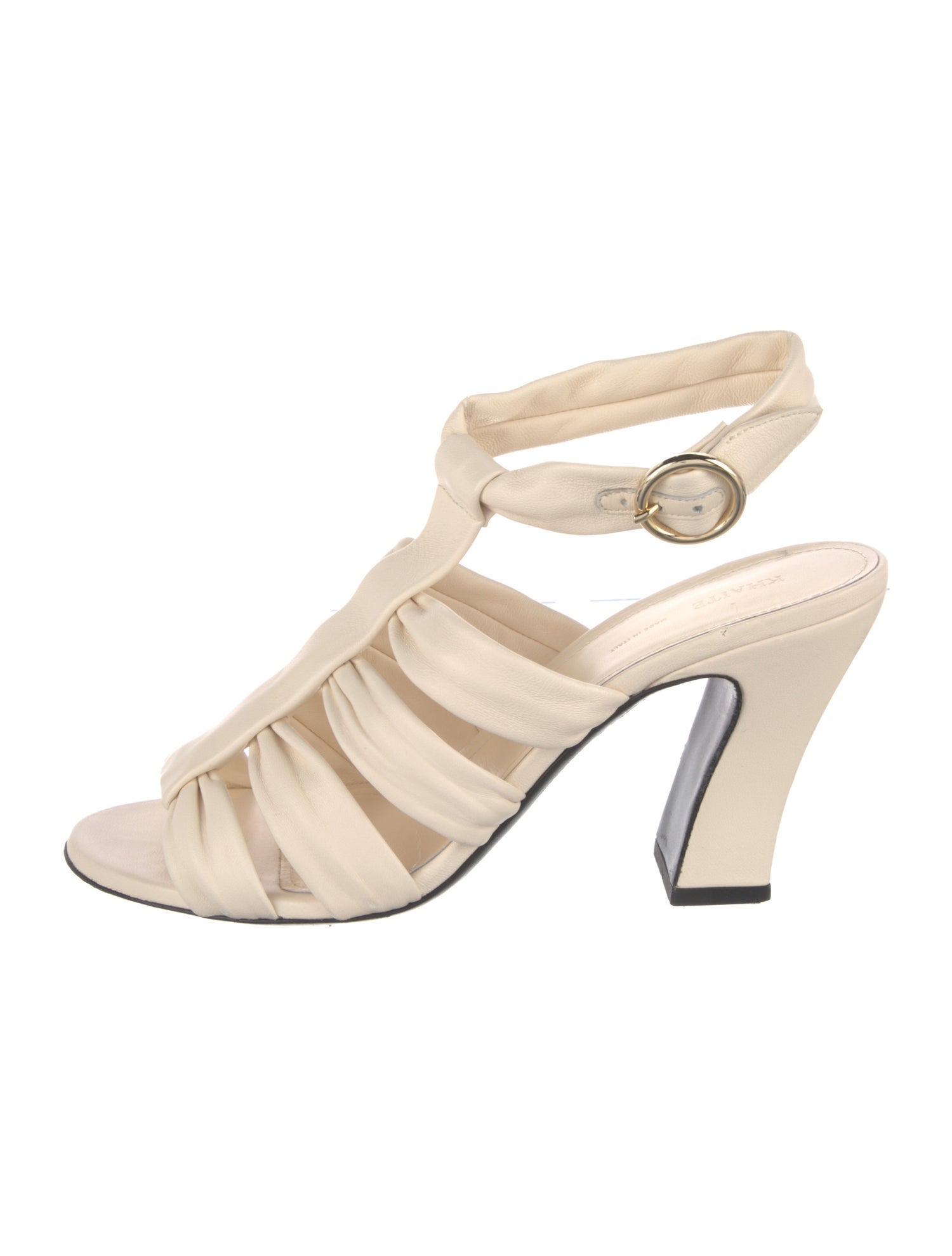 Khaite Leather Gladiator Sandals