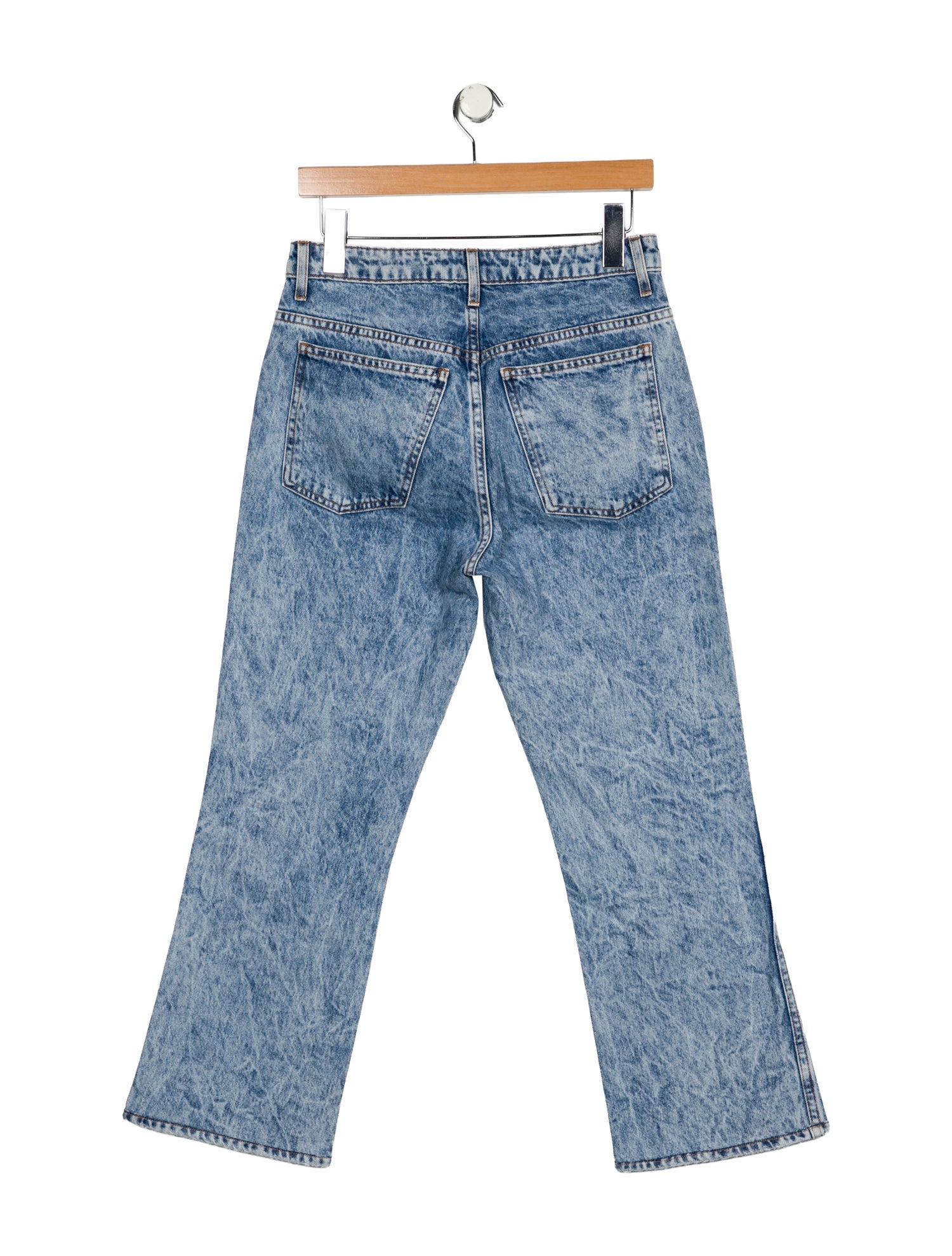 Khaite High-Rise Wide Leg Jeans