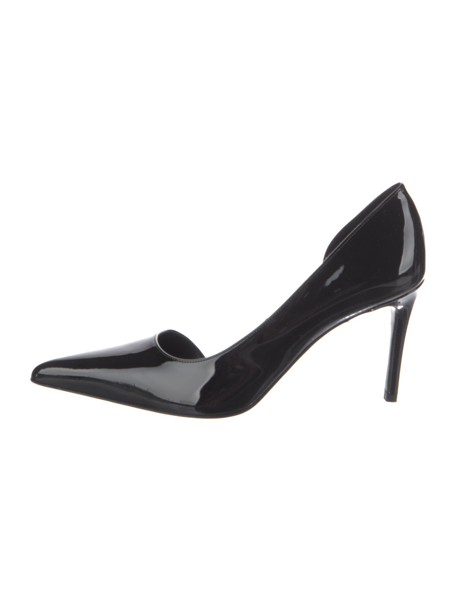 Khaite Patent Leather D'Orsay Pumps
