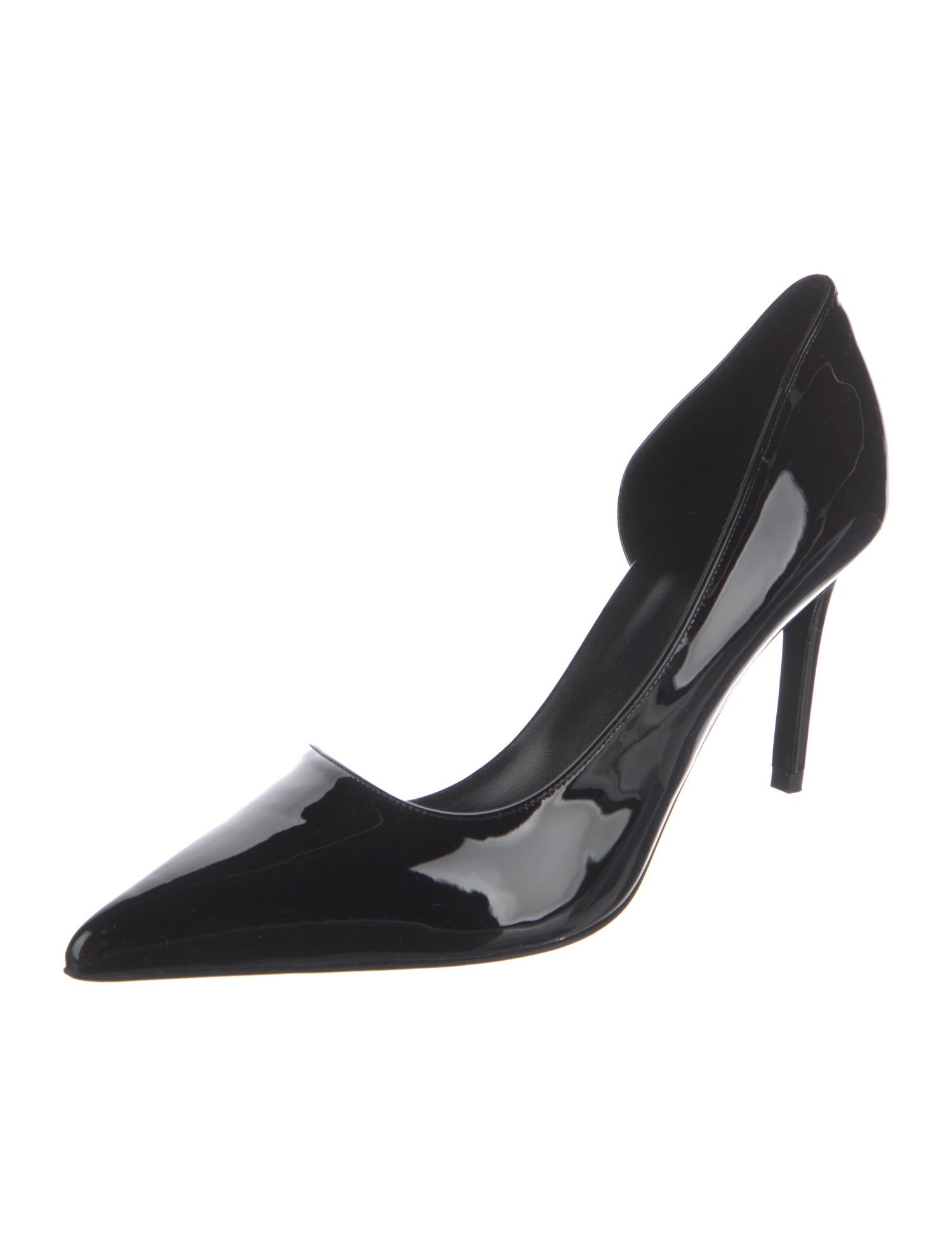 Khaite Patent Leather D'Orsay Pumps