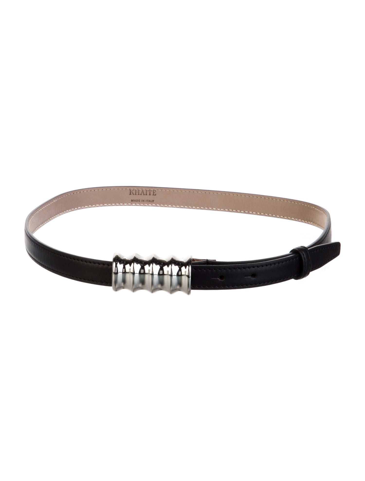 Khaite Skinny Leather Waist Belt