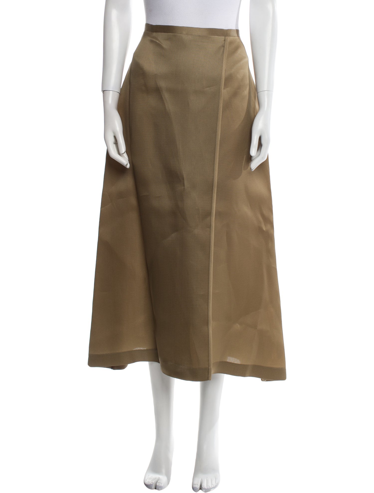 Khaite Silk Midi Length Skirt w/ Tags
