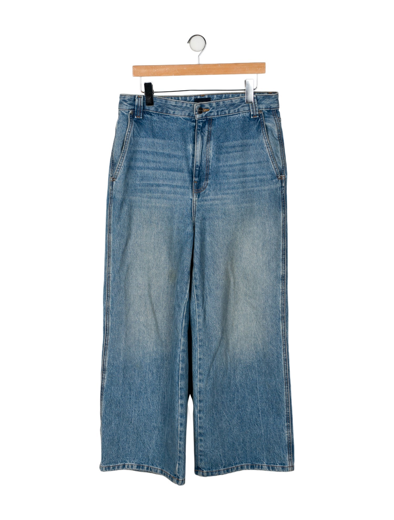 Khaite Lan Wide Leg Jeans