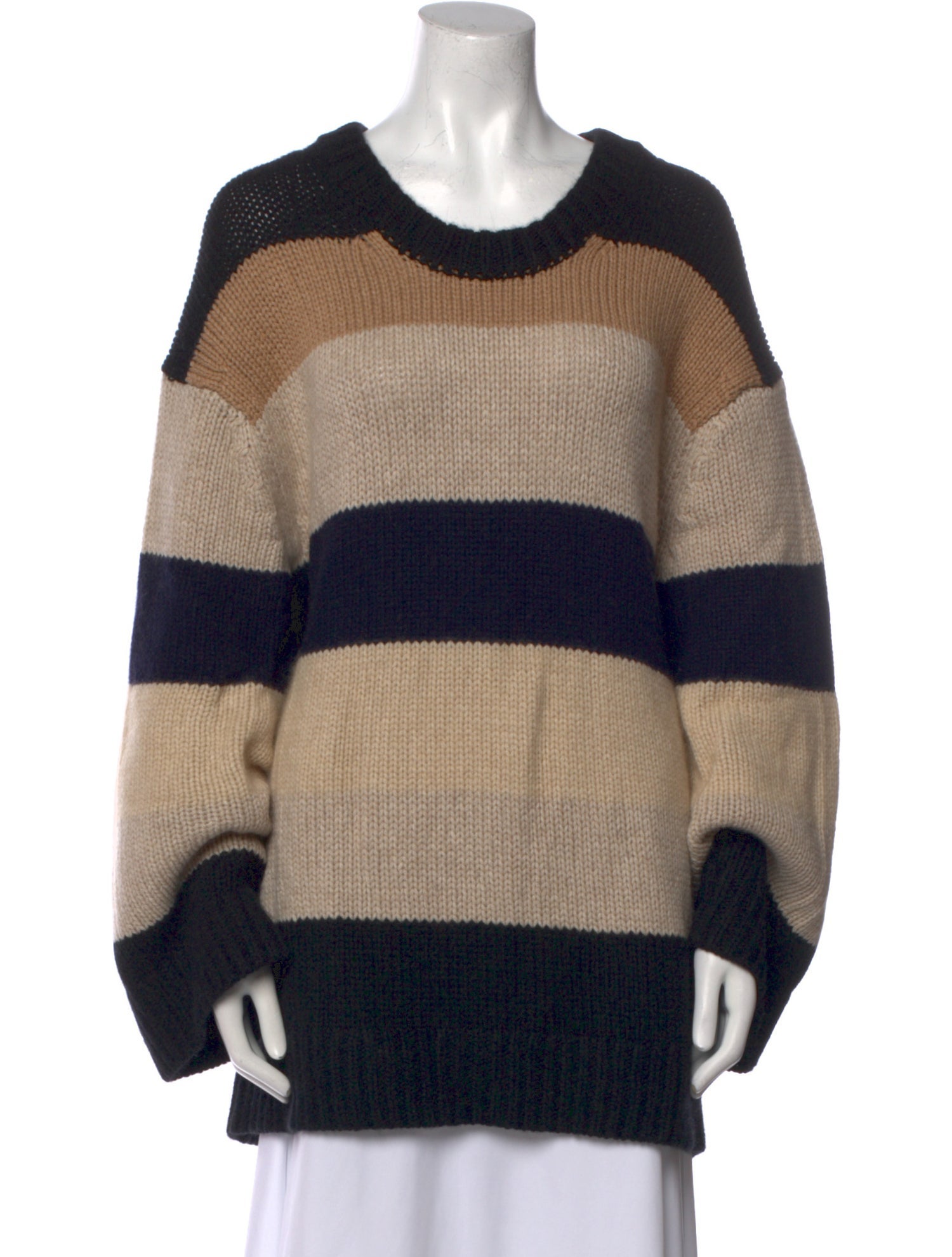 Khaite Cashmere Striped Sweater