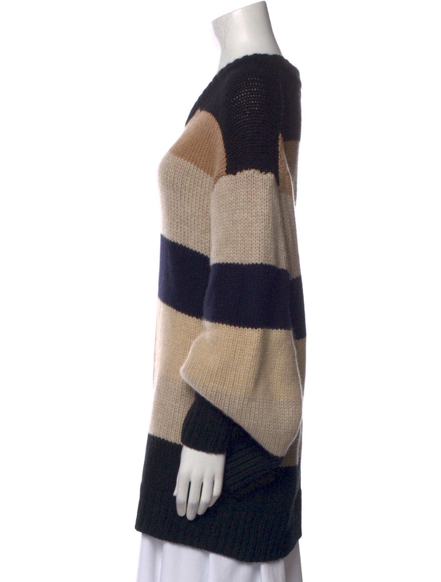 Khaite Cashmere Striped Sweater