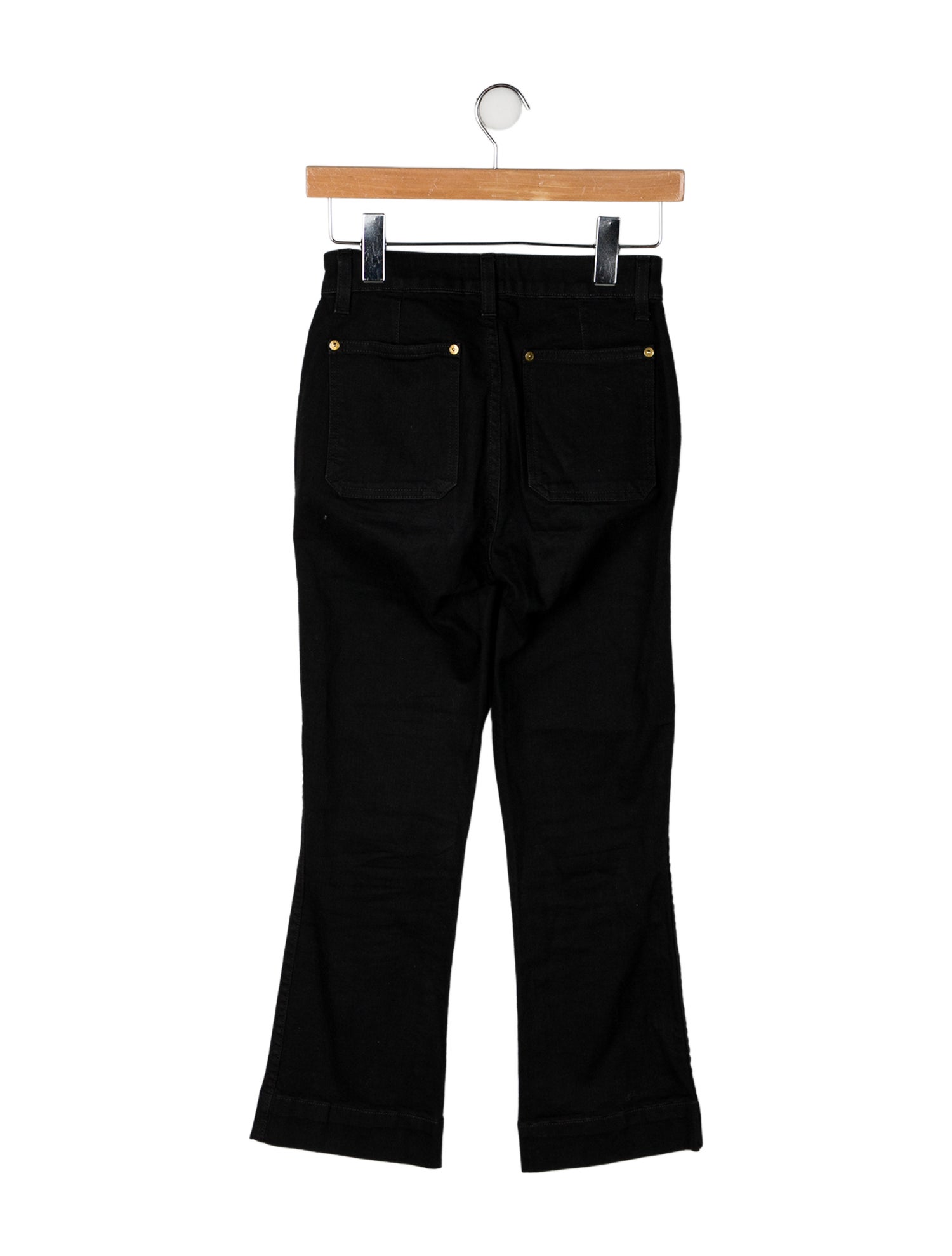 Khaite Mid-Rise Straight Leg Jeans