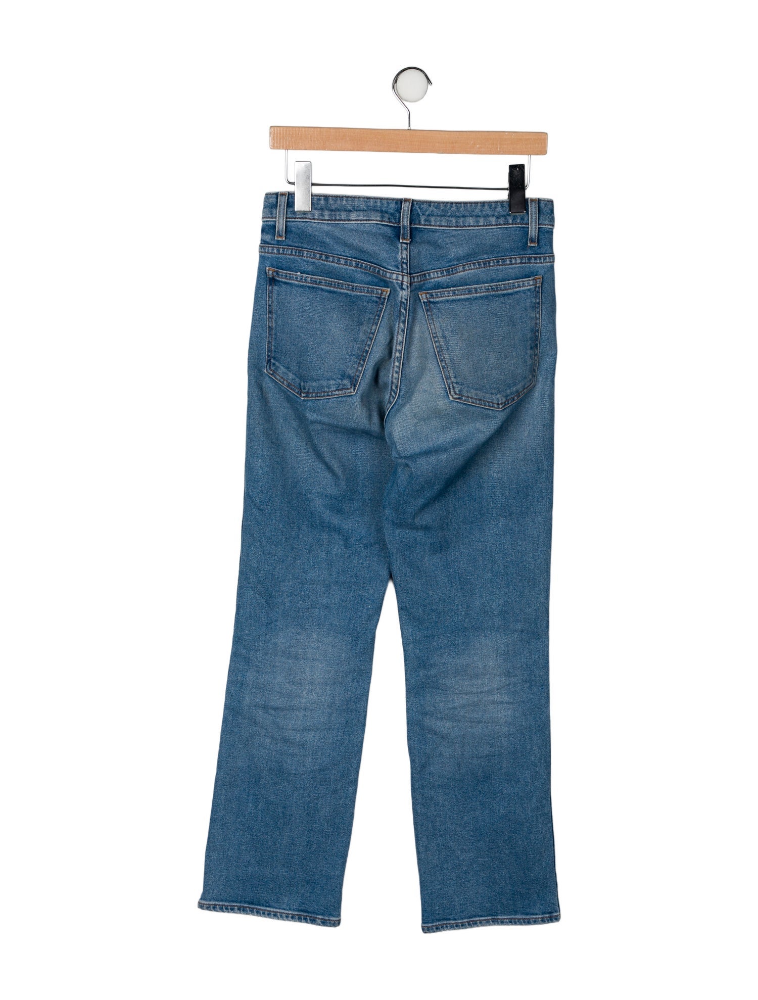 Khaite Vivian Straight Leg Jeans