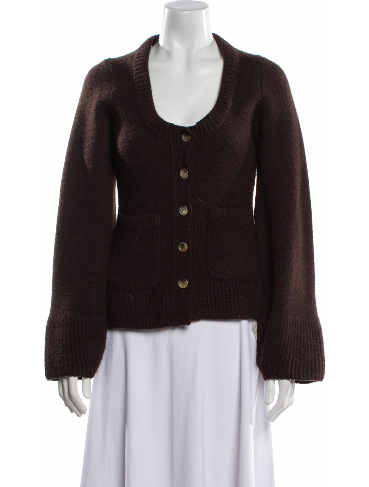 Khaite Cashmere Scoop Neck Sweater