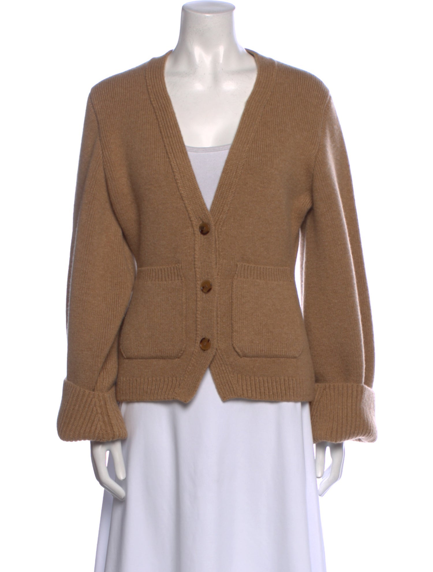 Khaite Cashmere V-Neck Sweater