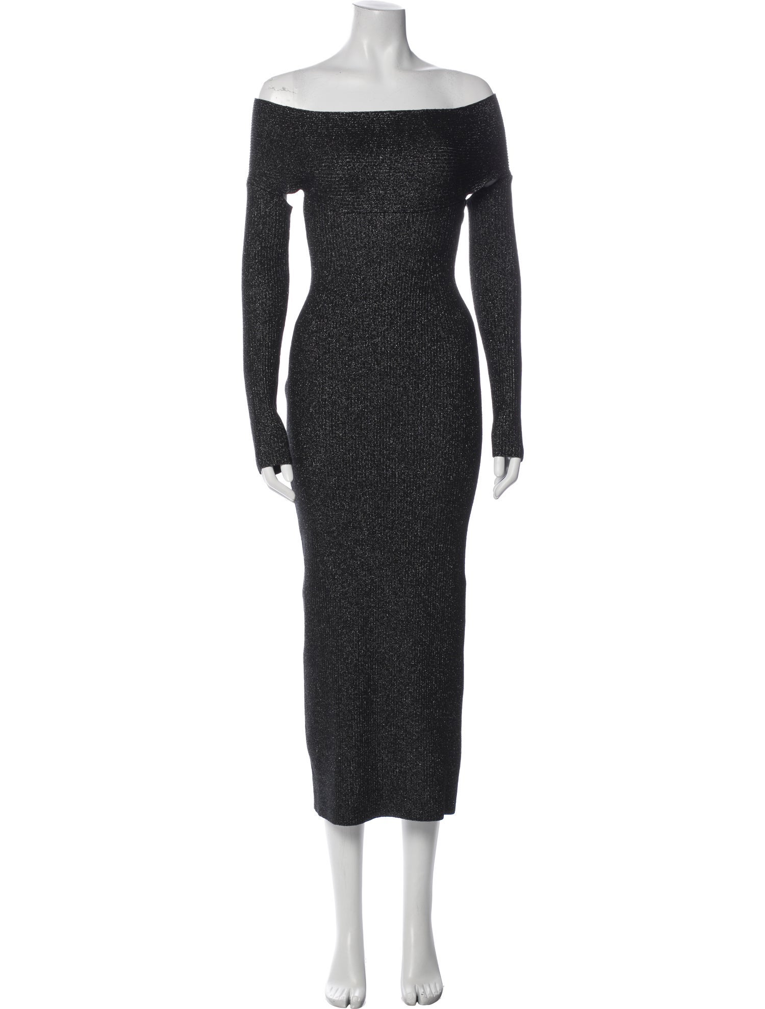 Khaite Bateau Neckline Long Dress