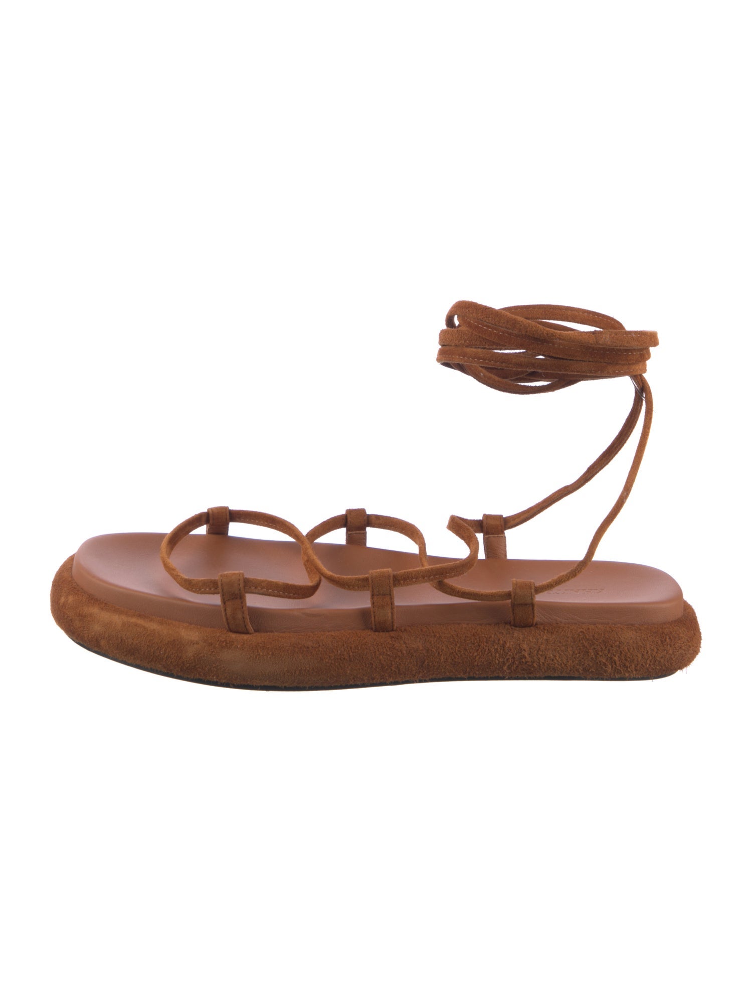 Khaite Suede Gladiator Sandals