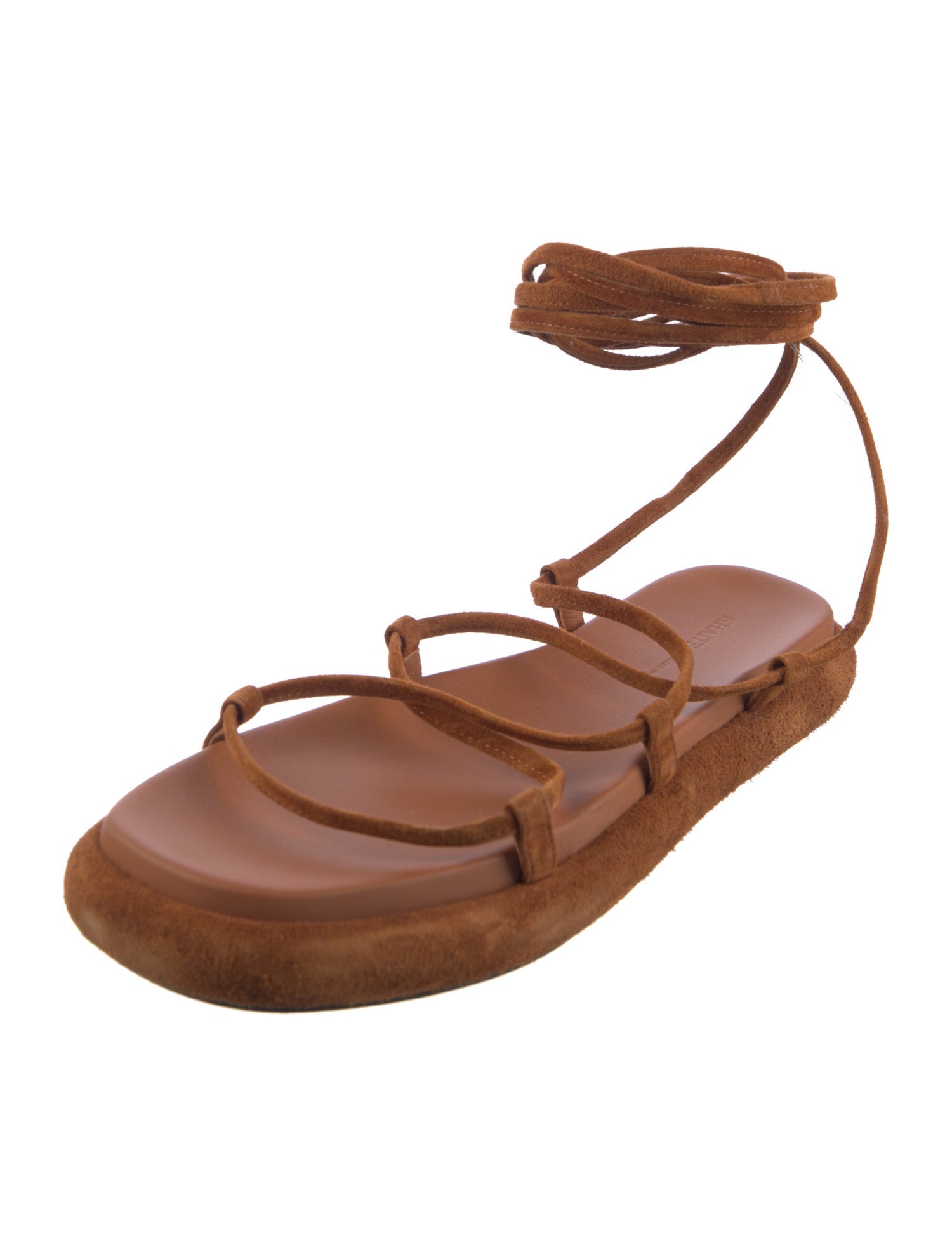 Khaite Suede Gladiator Sandals