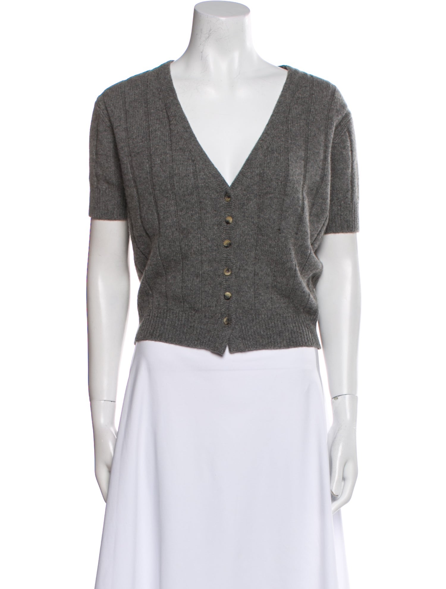 Khaite Cashmere V-Neck Sweater