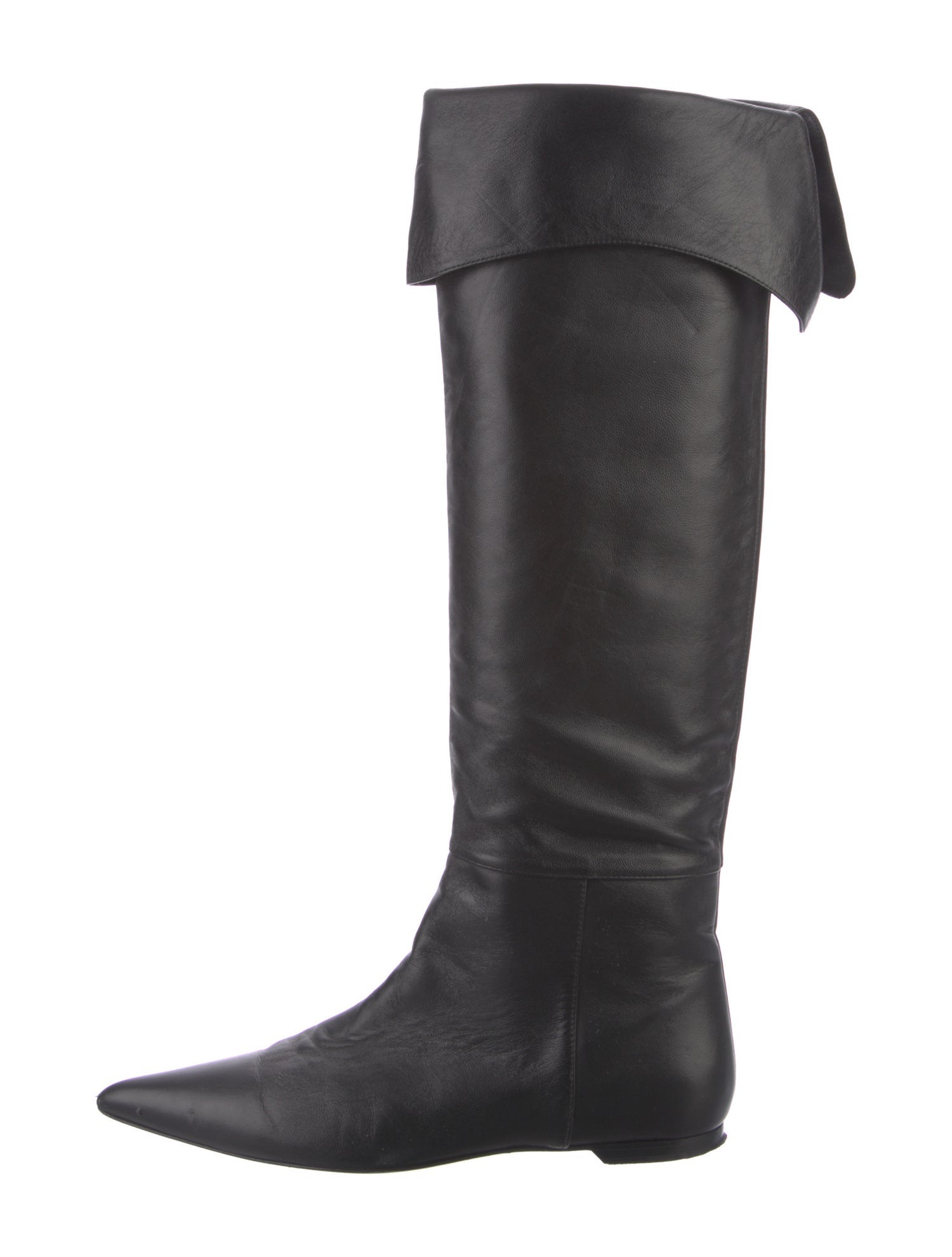 Khaite Leather Riding Boots