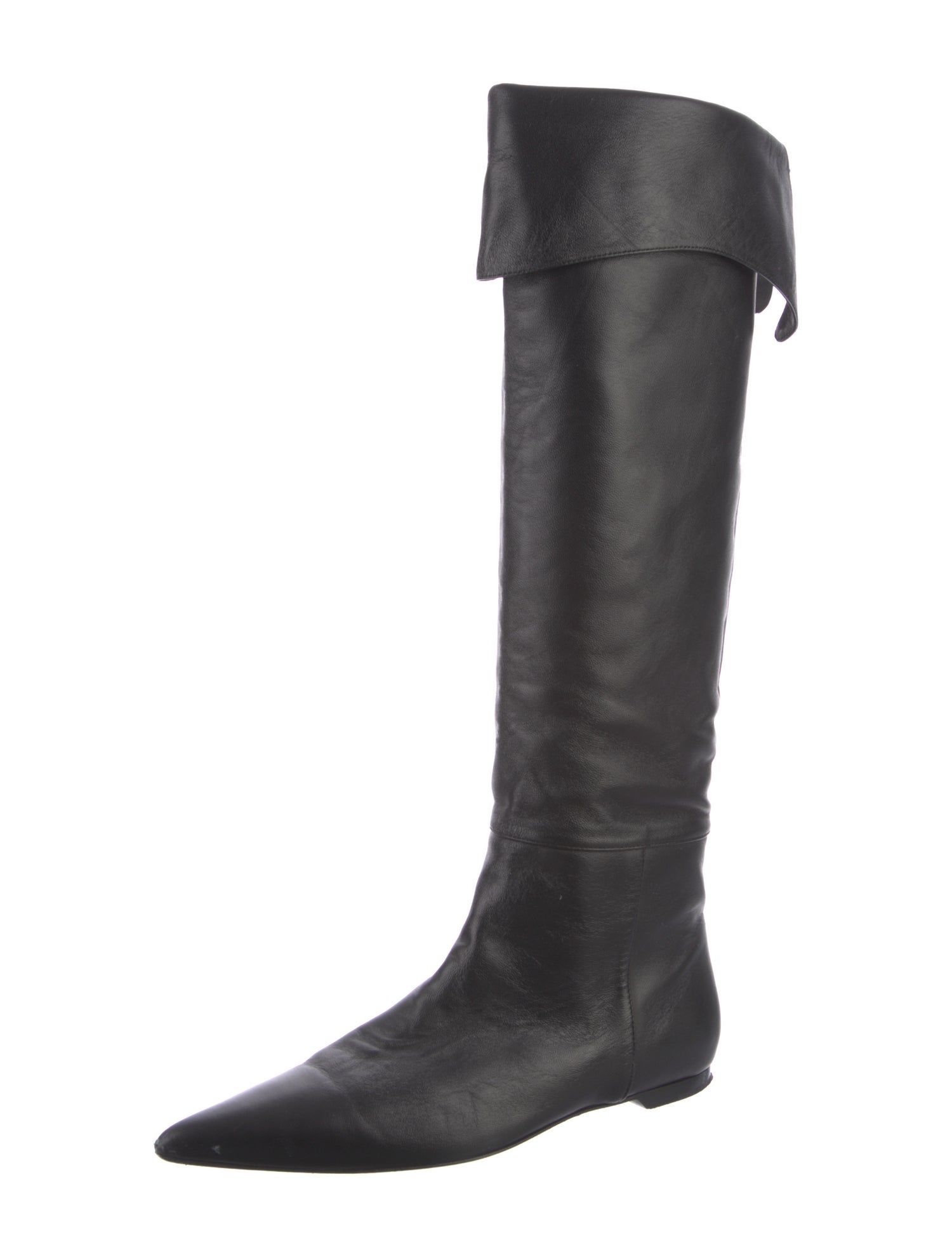 Khaite Leather Riding Boots