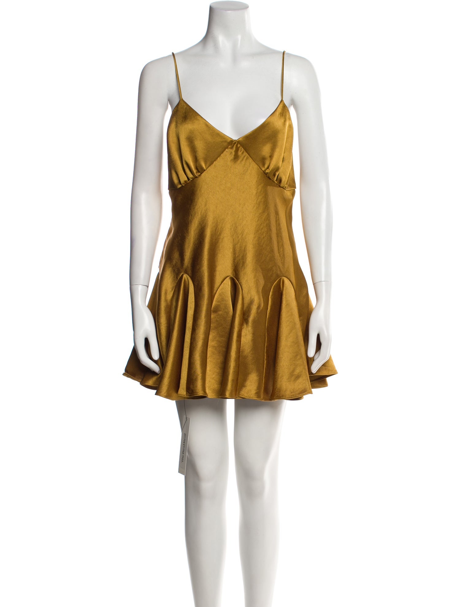 Khaite V-Neck Mini Dress