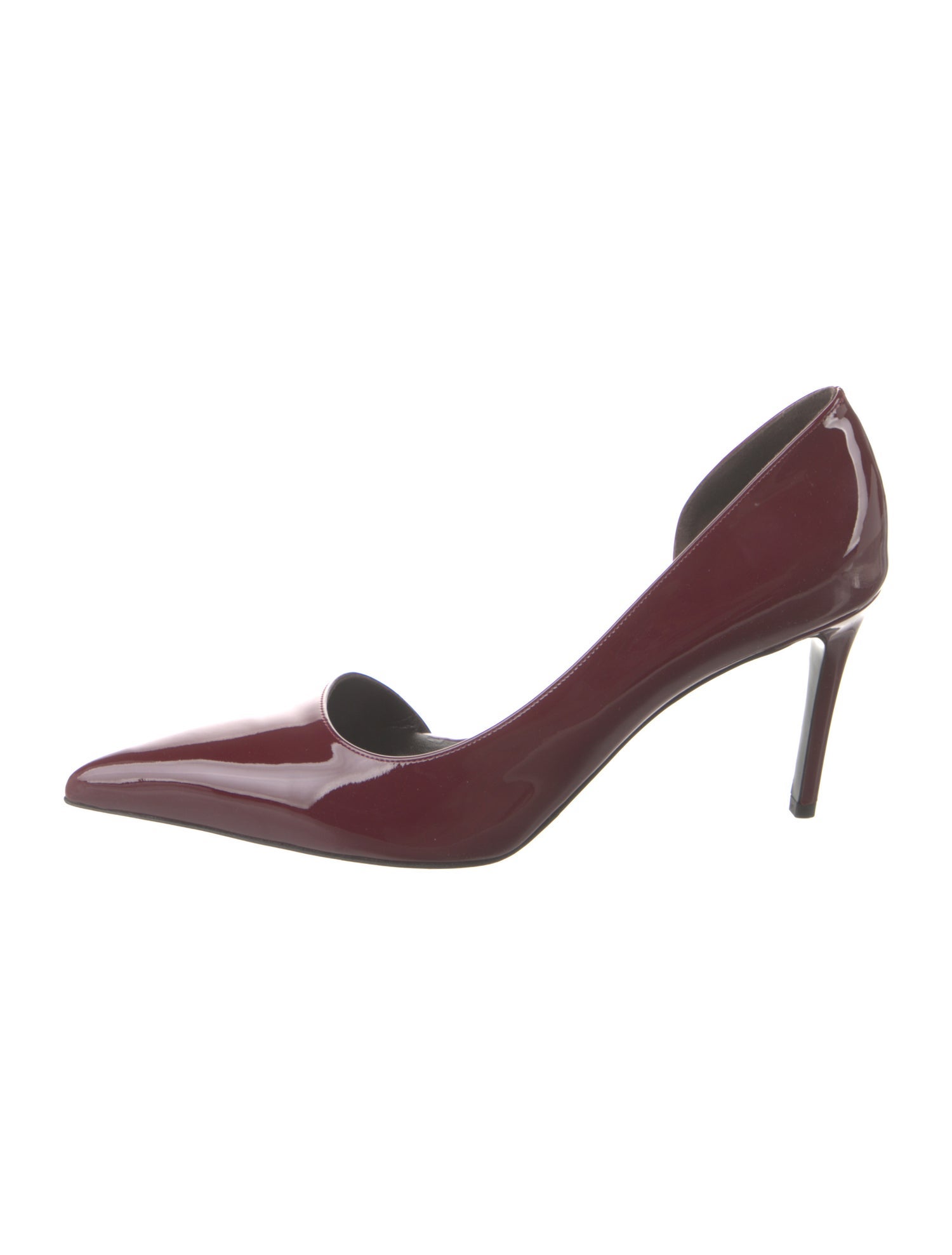 Khaite Patent Leather D'Orsay Pumps
