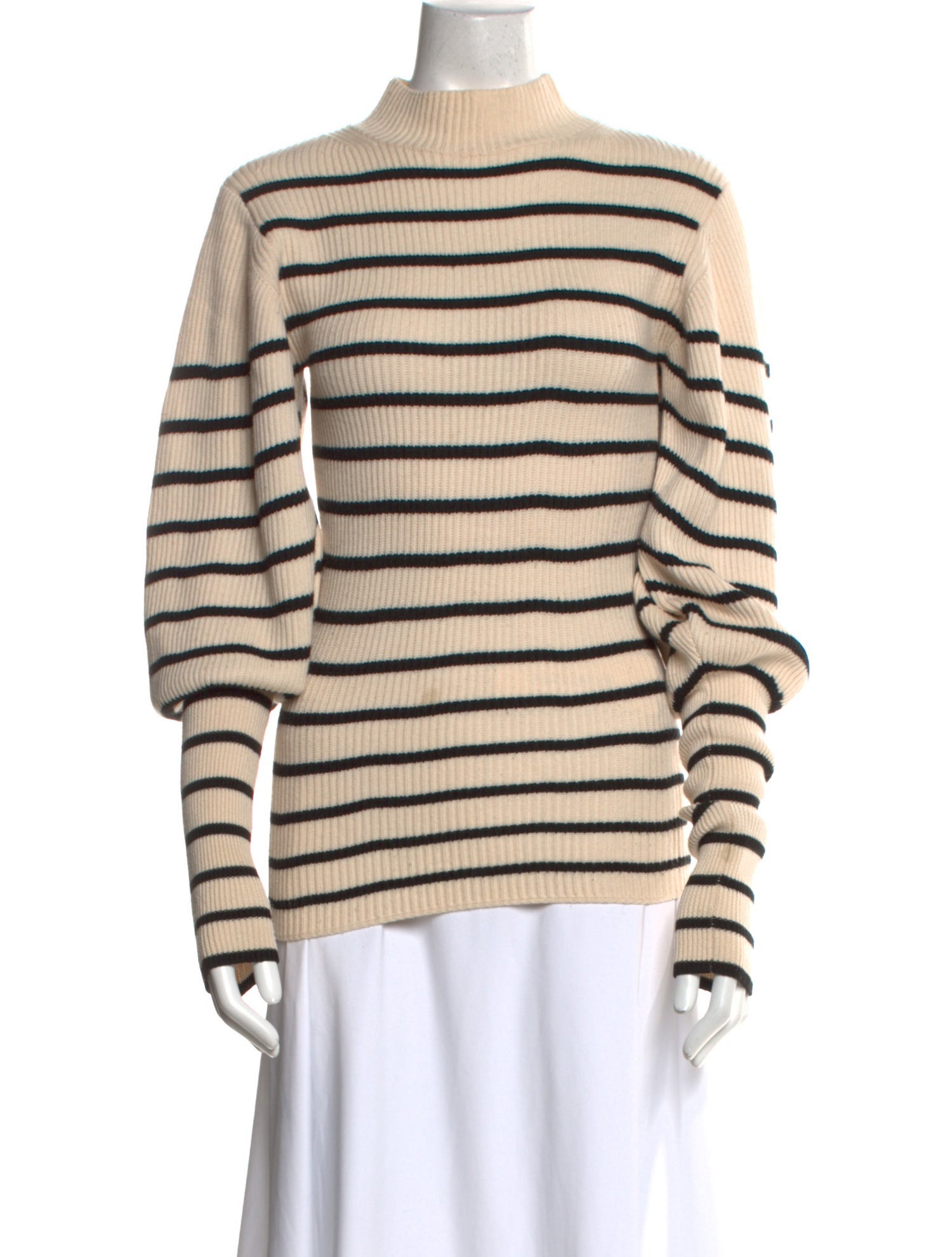 Khaite Wool Striped Sweater