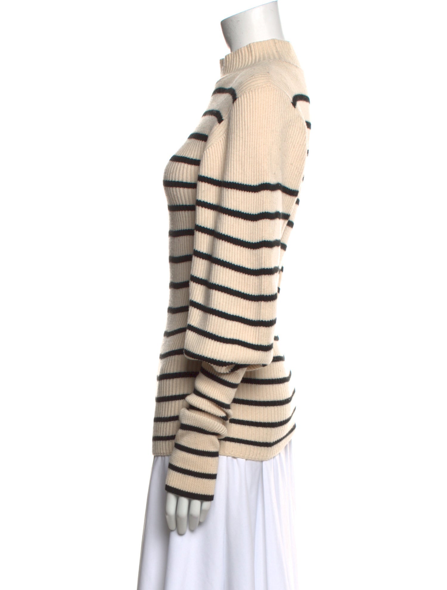 Khaite Wool Striped Sweater
