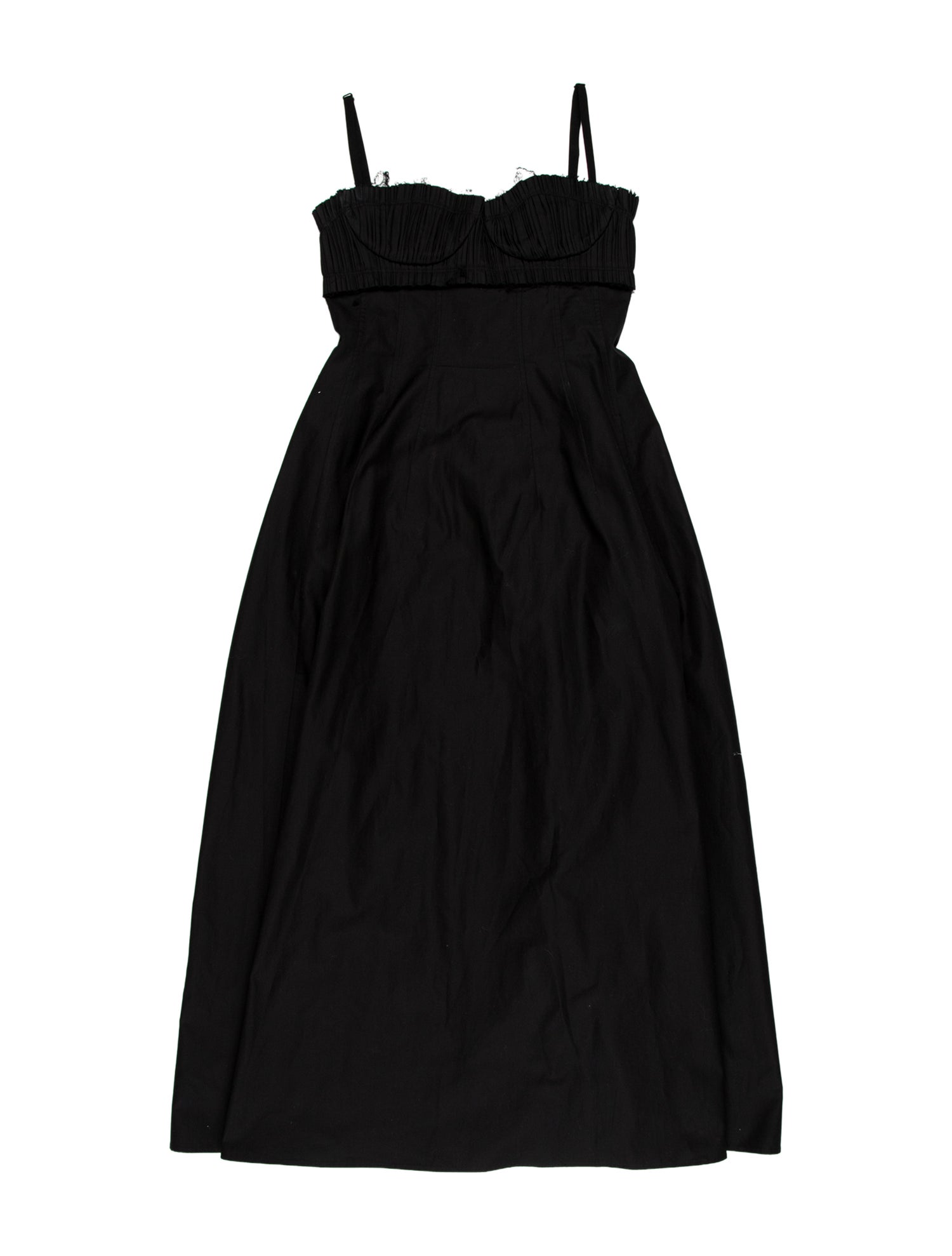 Khaite Strapless Midi Length Dress