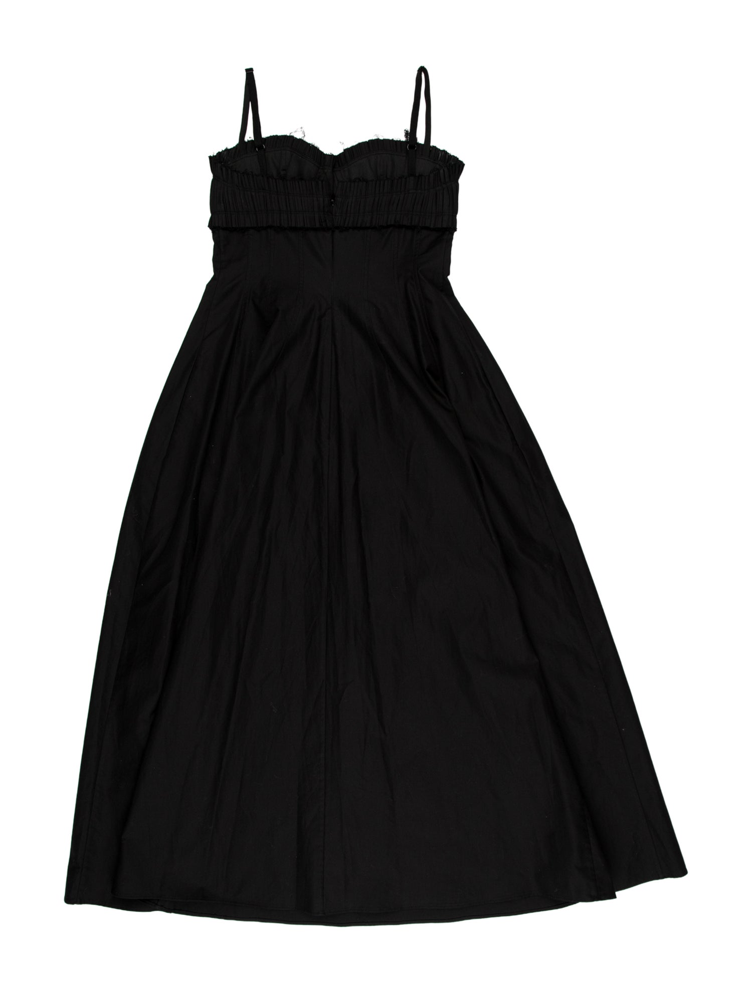 Khaite Strapless Midi Length Dress