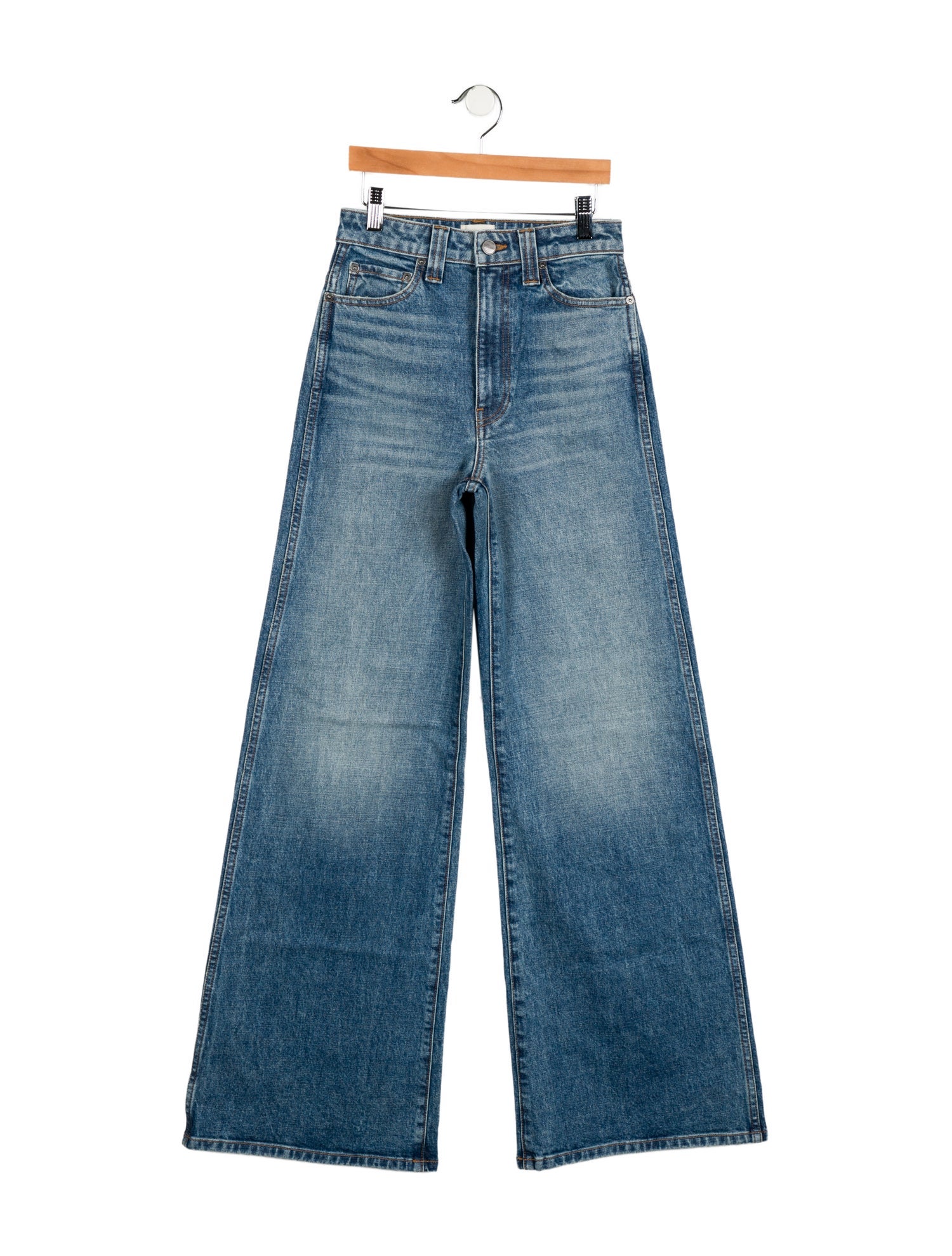 Khaite High-Rise Wide Leg Jeans w/ Tags