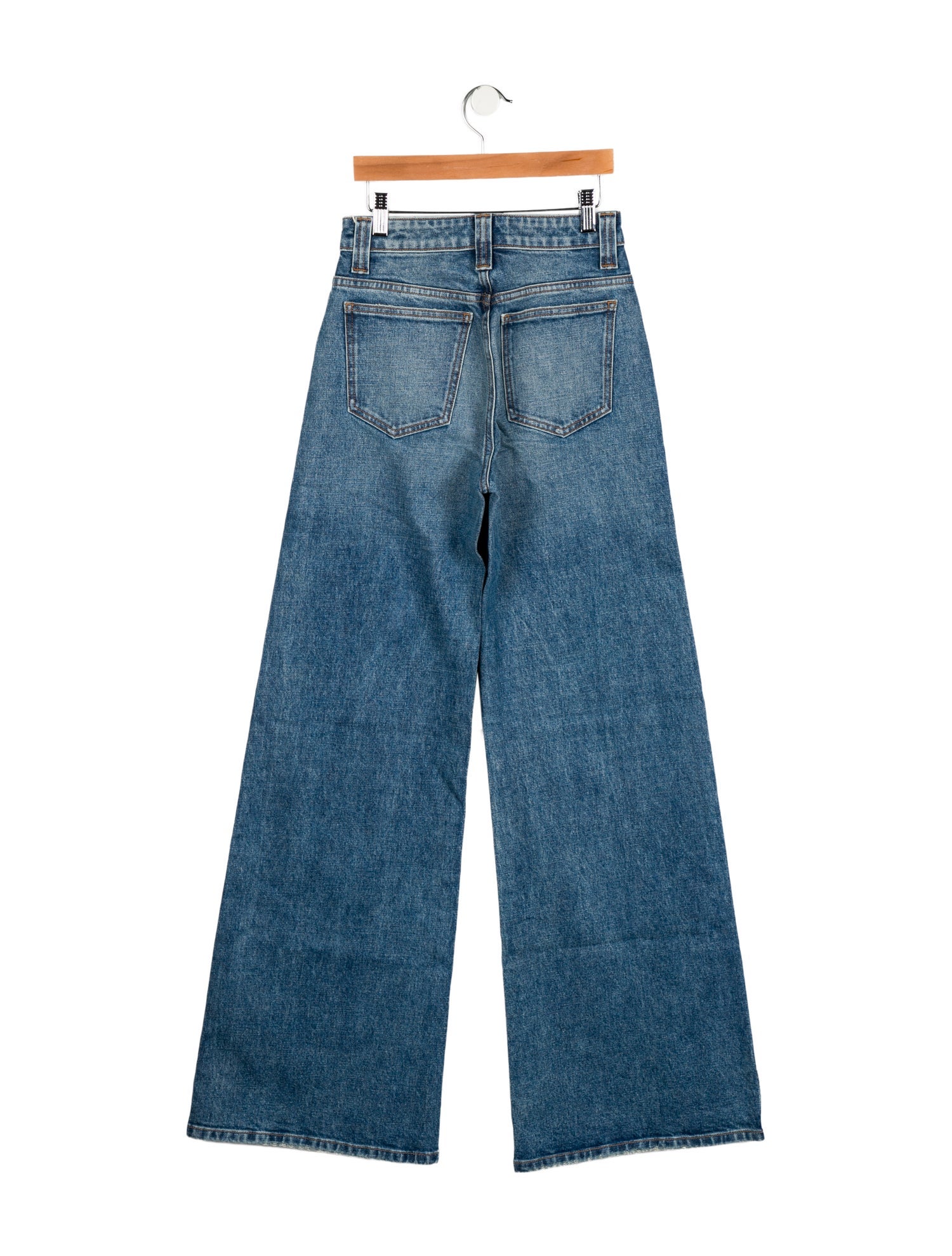 Khaite High-Rise Wide Leg Jeans w/ Tags