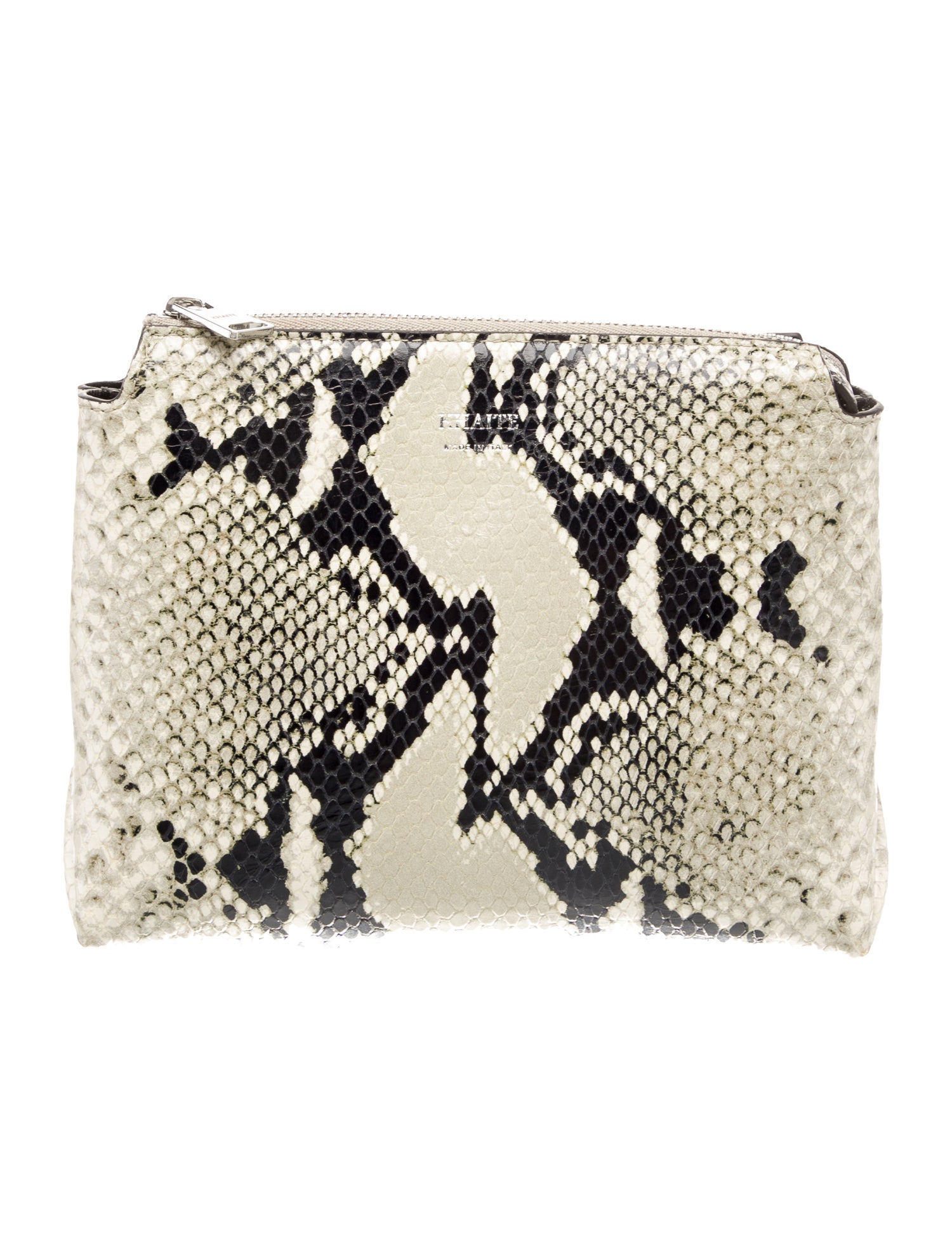 Khaite Embossed Leather Clutch