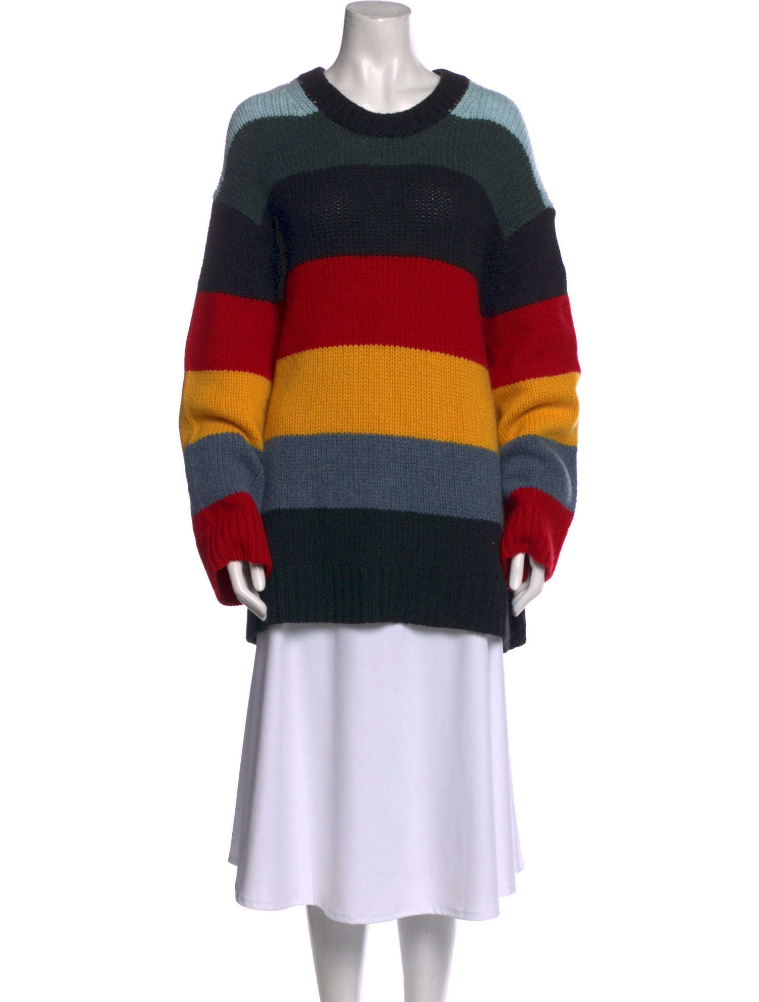 Khaite Cashmere Striped Sweater