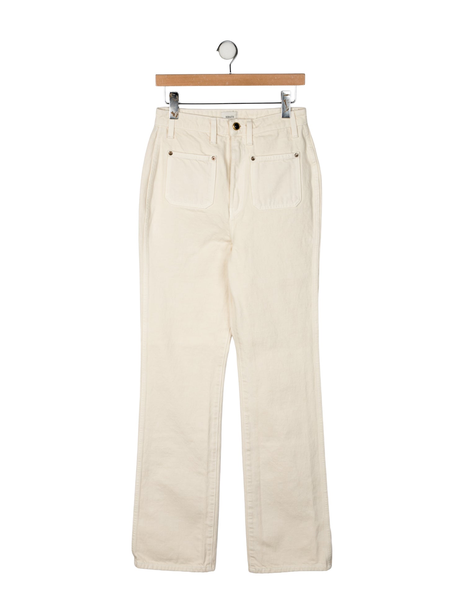 Khaite High-Rise Wide Leg Jeans