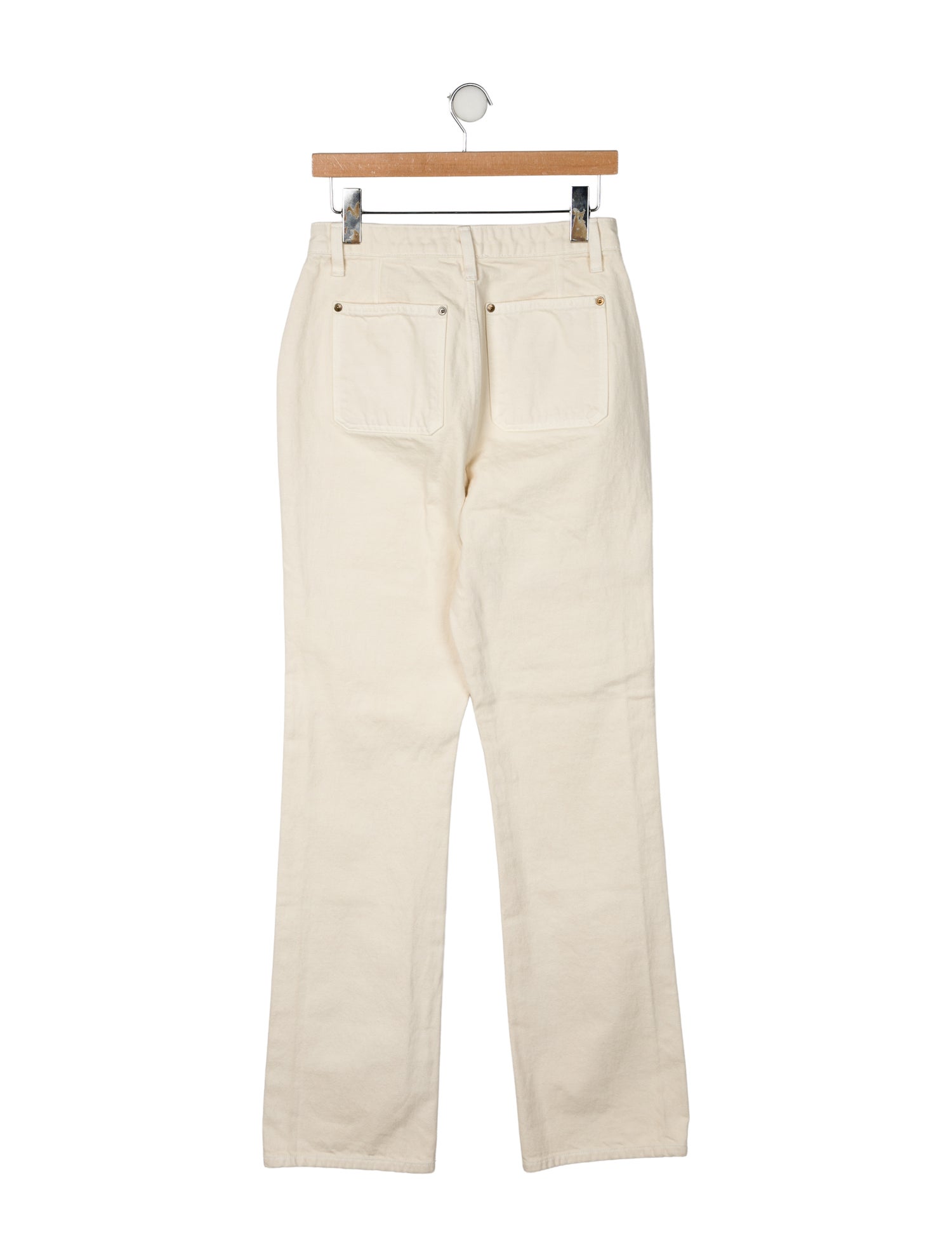 Khaite High-Rise Wide Leg Jeans