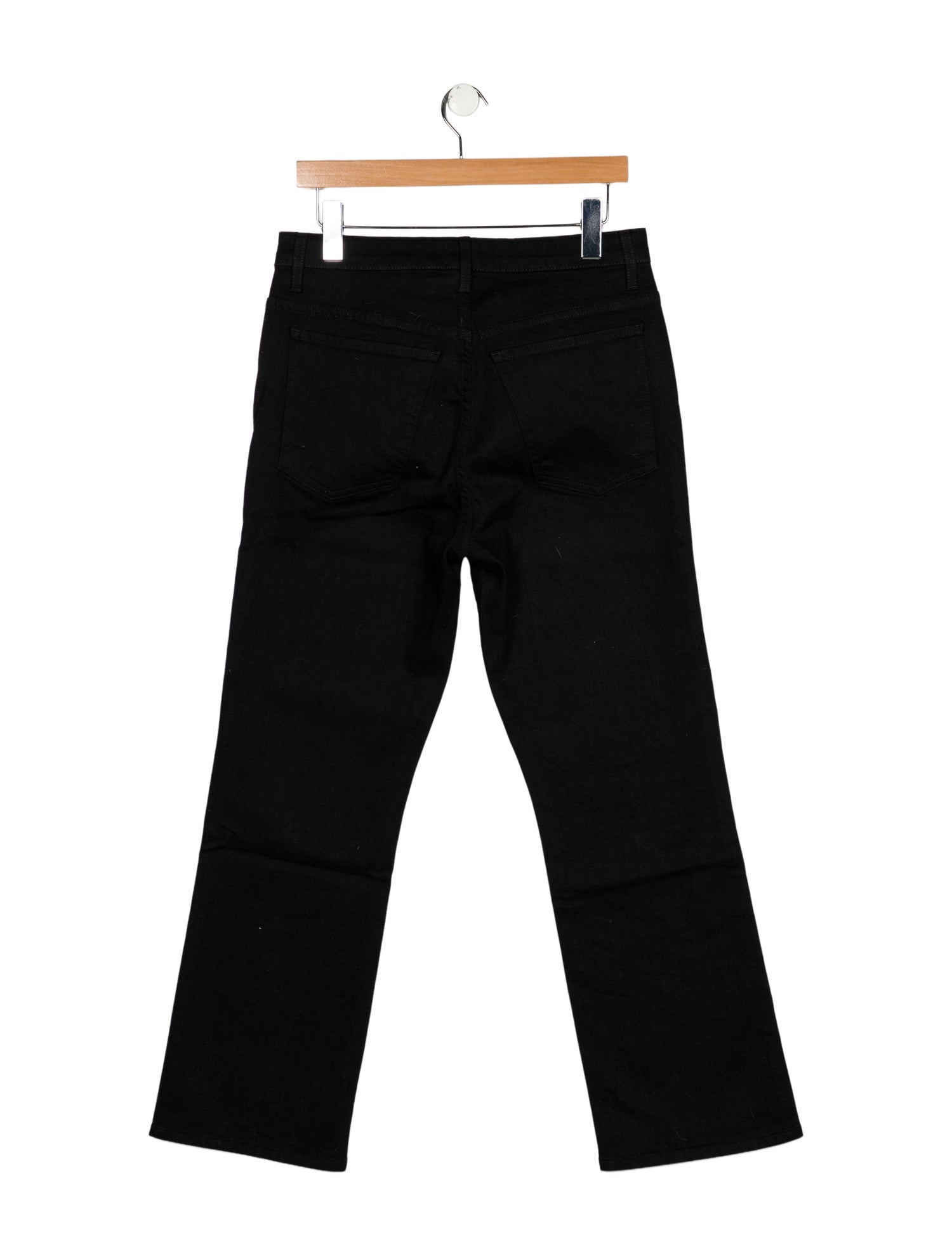 Khaite High-Rise Straight Leg Jeans