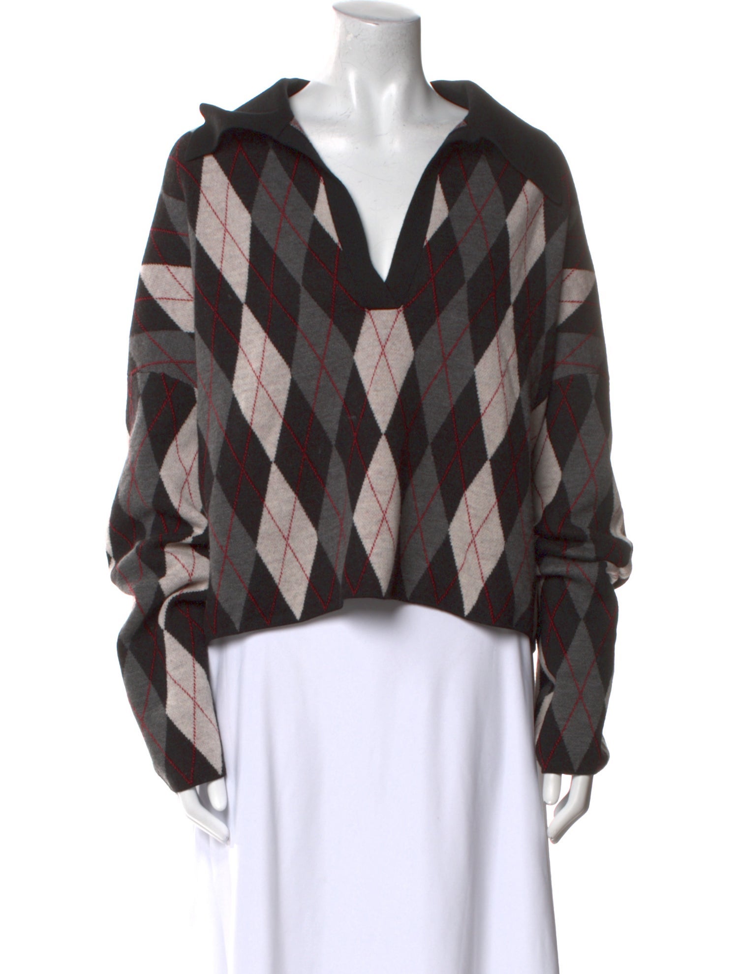 Khaite Wool Printed Sweater