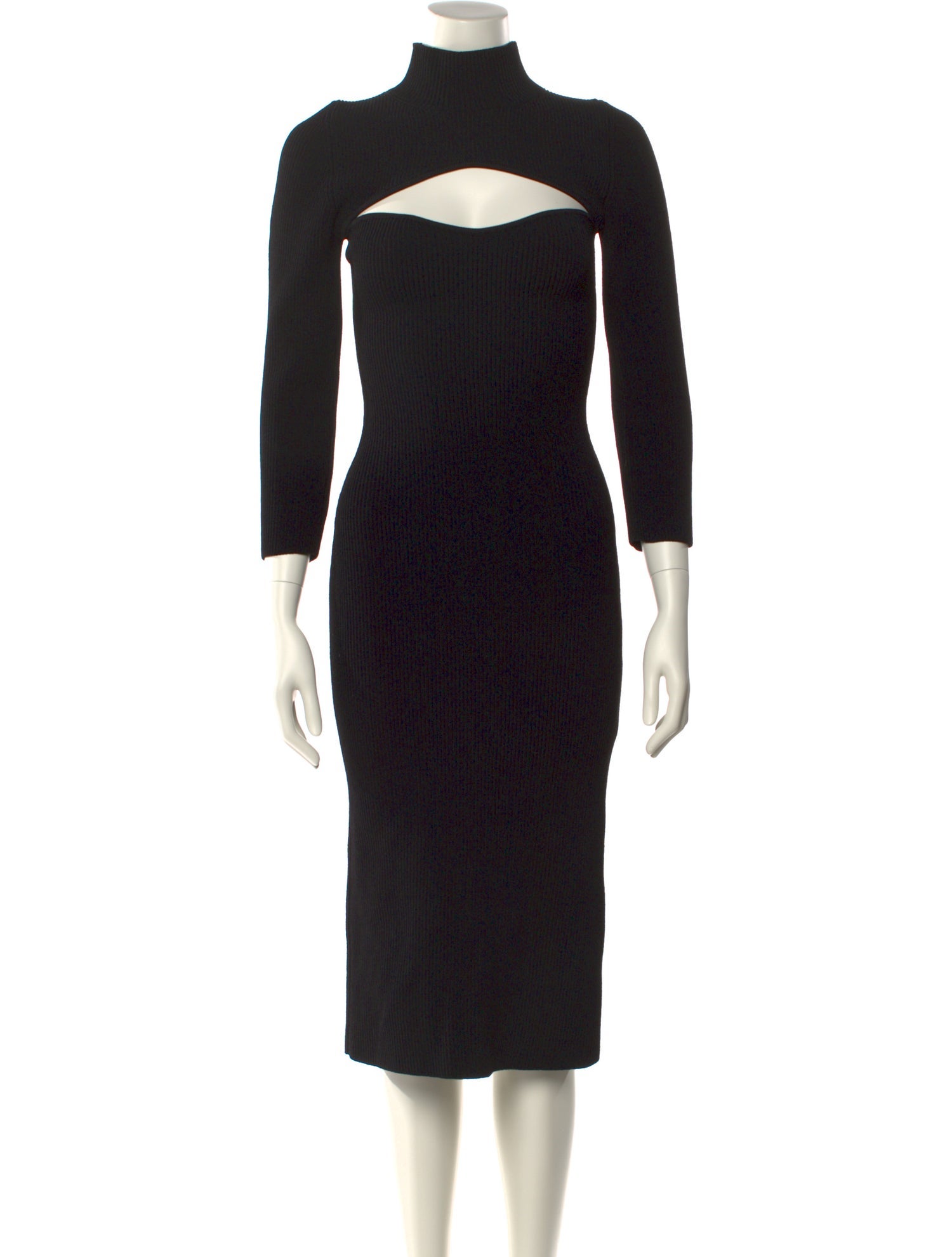 Khaite Turtleneck Midi Length Dress